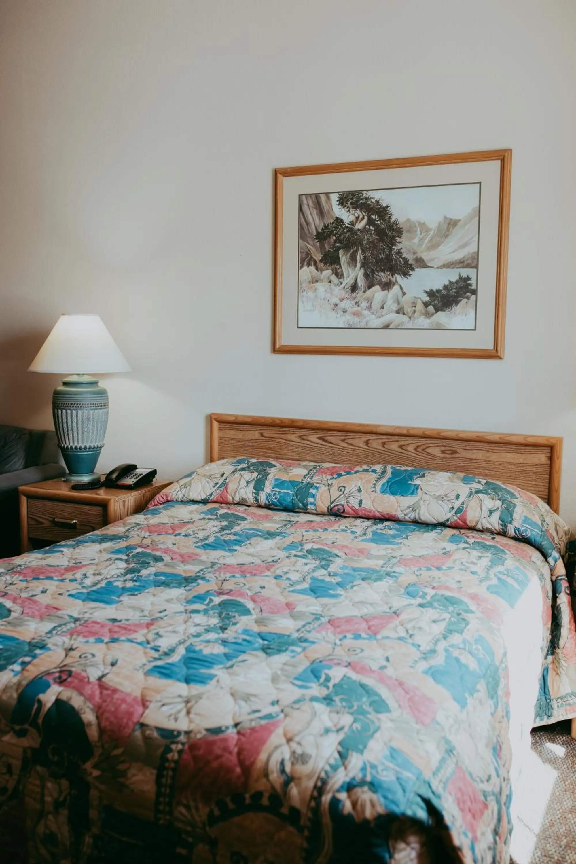 Bed in Carson City Plaza Hotel