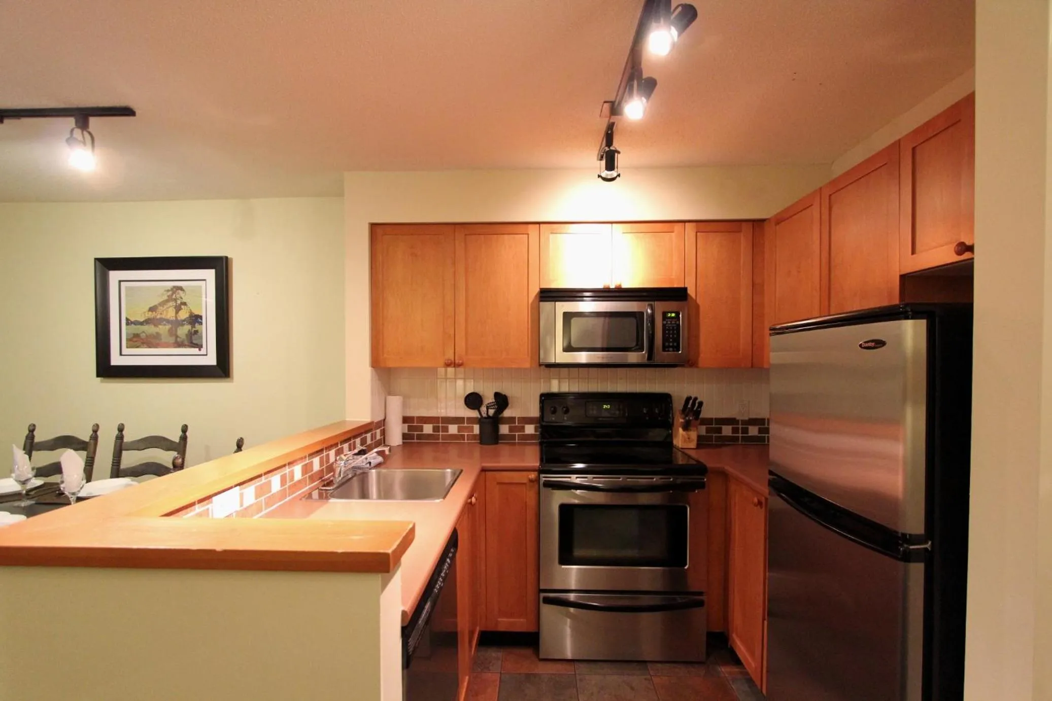 Kitchen or kitchenette in Glacier's Reach by Whistler Retreats