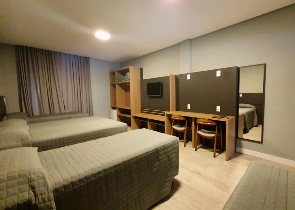 Bed in Sky Palace Hotel