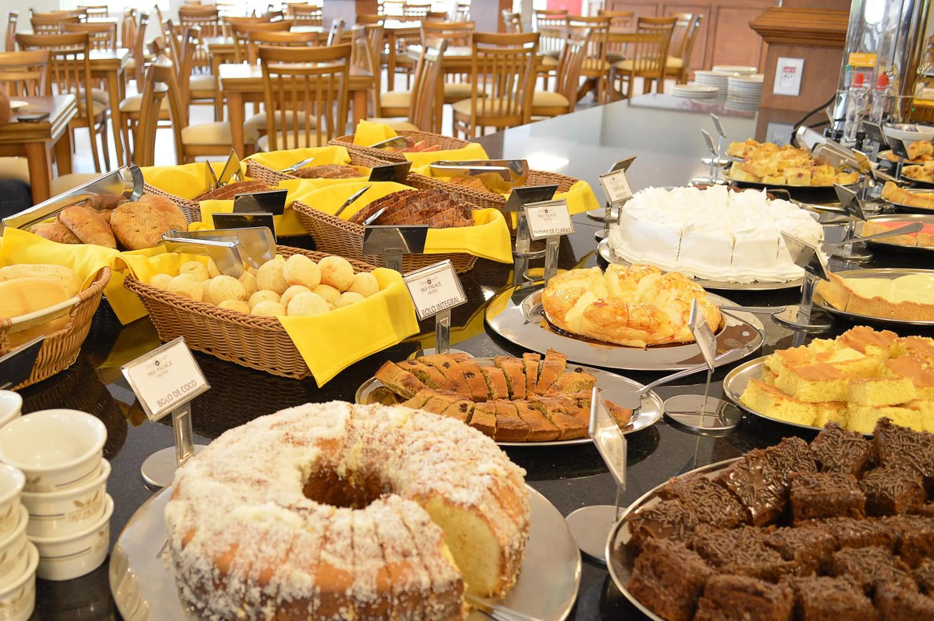 Food and drinks in Sky Palace Hotel