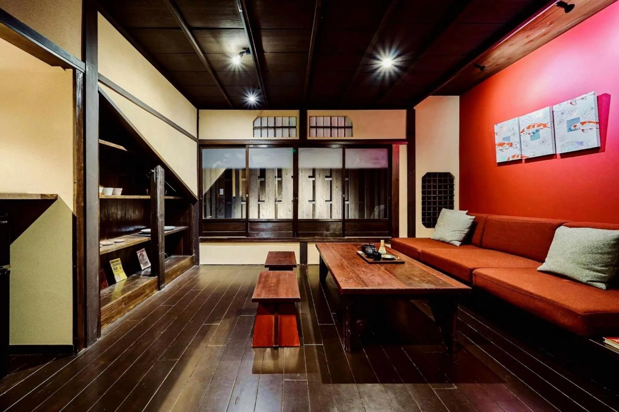 Living room in Kyoto Machiya Zeniyacho