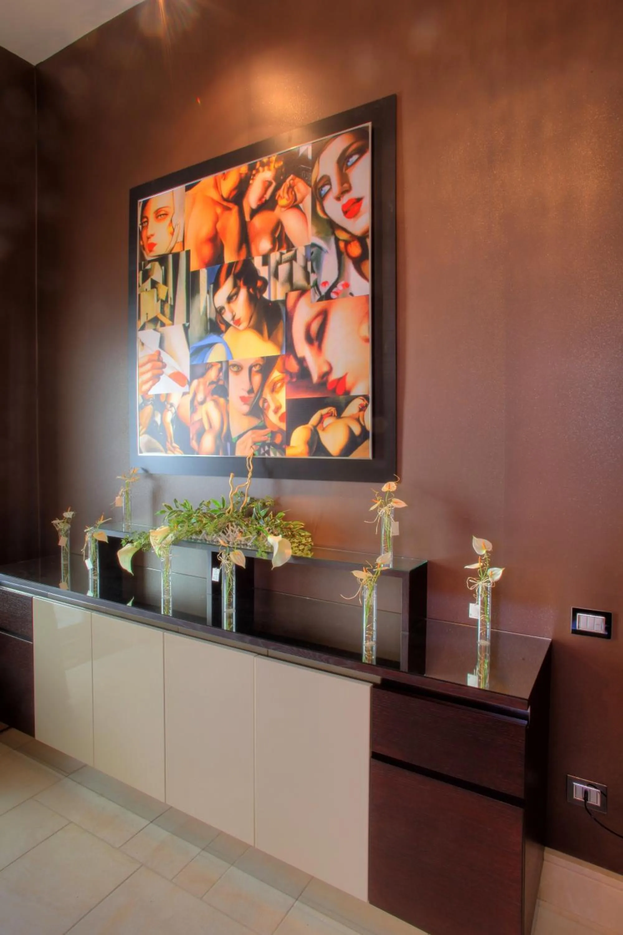 Decorative detail in Hotel Cenacolo