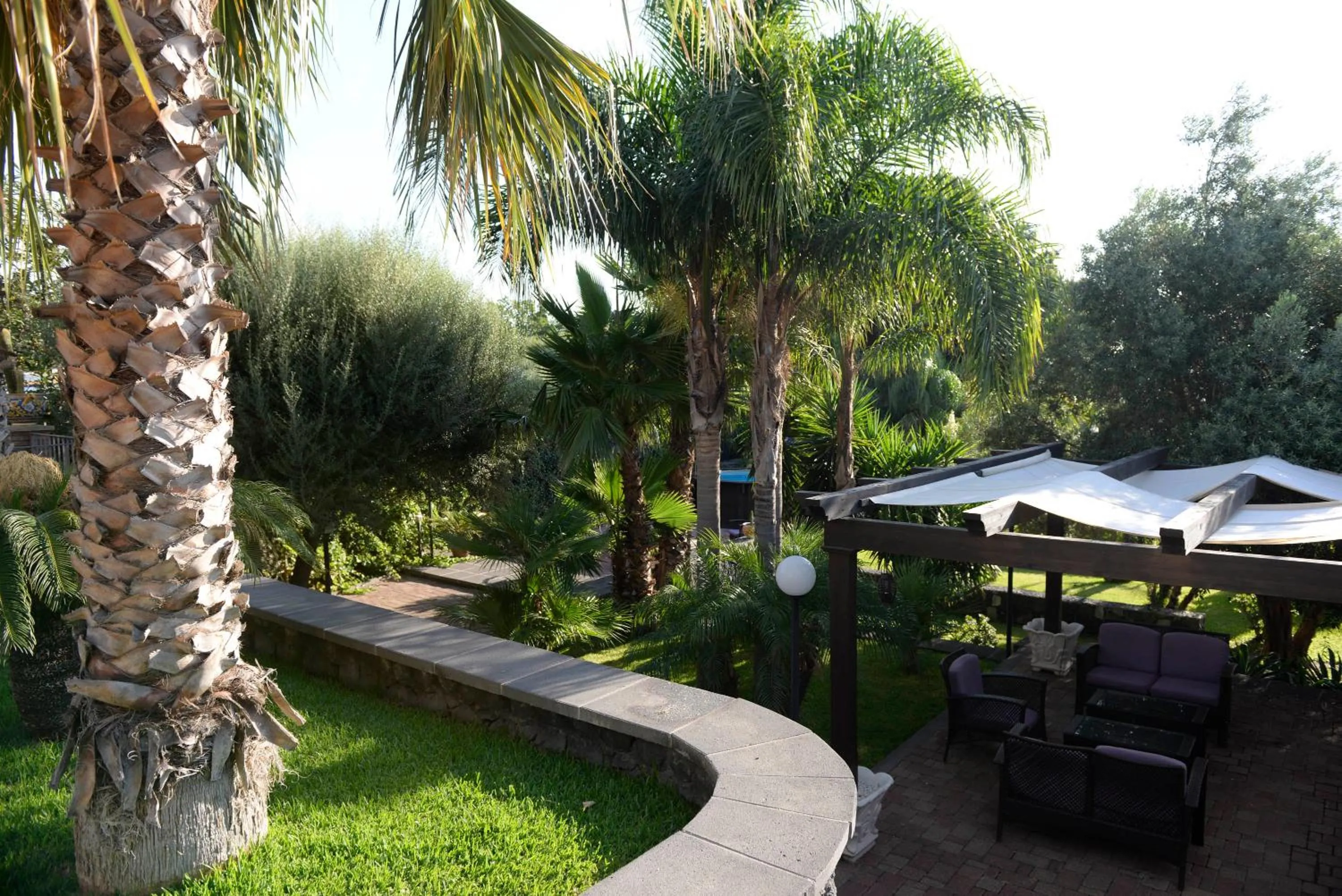 Garden view in Borgo Barone
