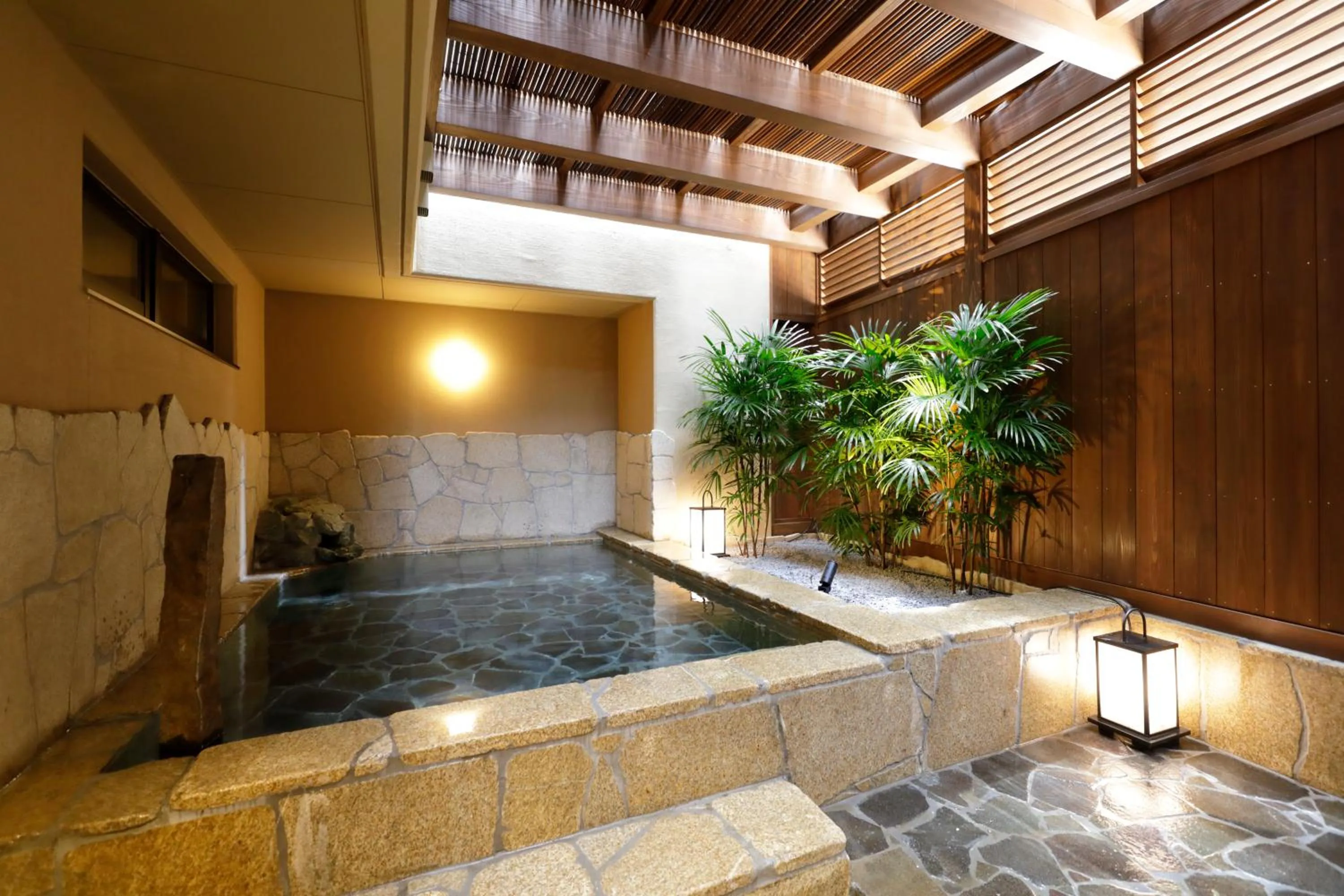 Open Air Bath in Onyado Shikishima-kan