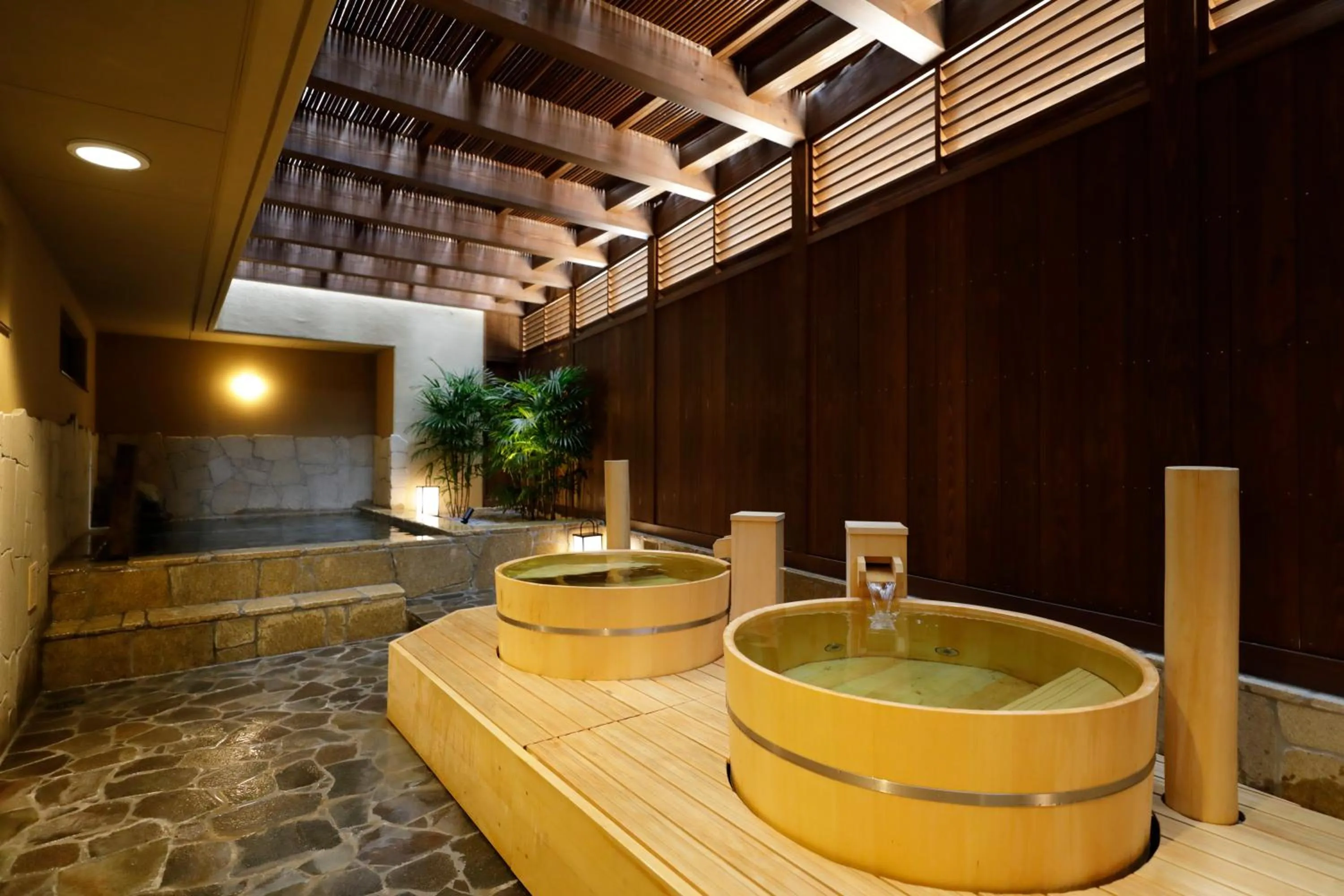 Open Air Bath in Onyado Shikishima-kan