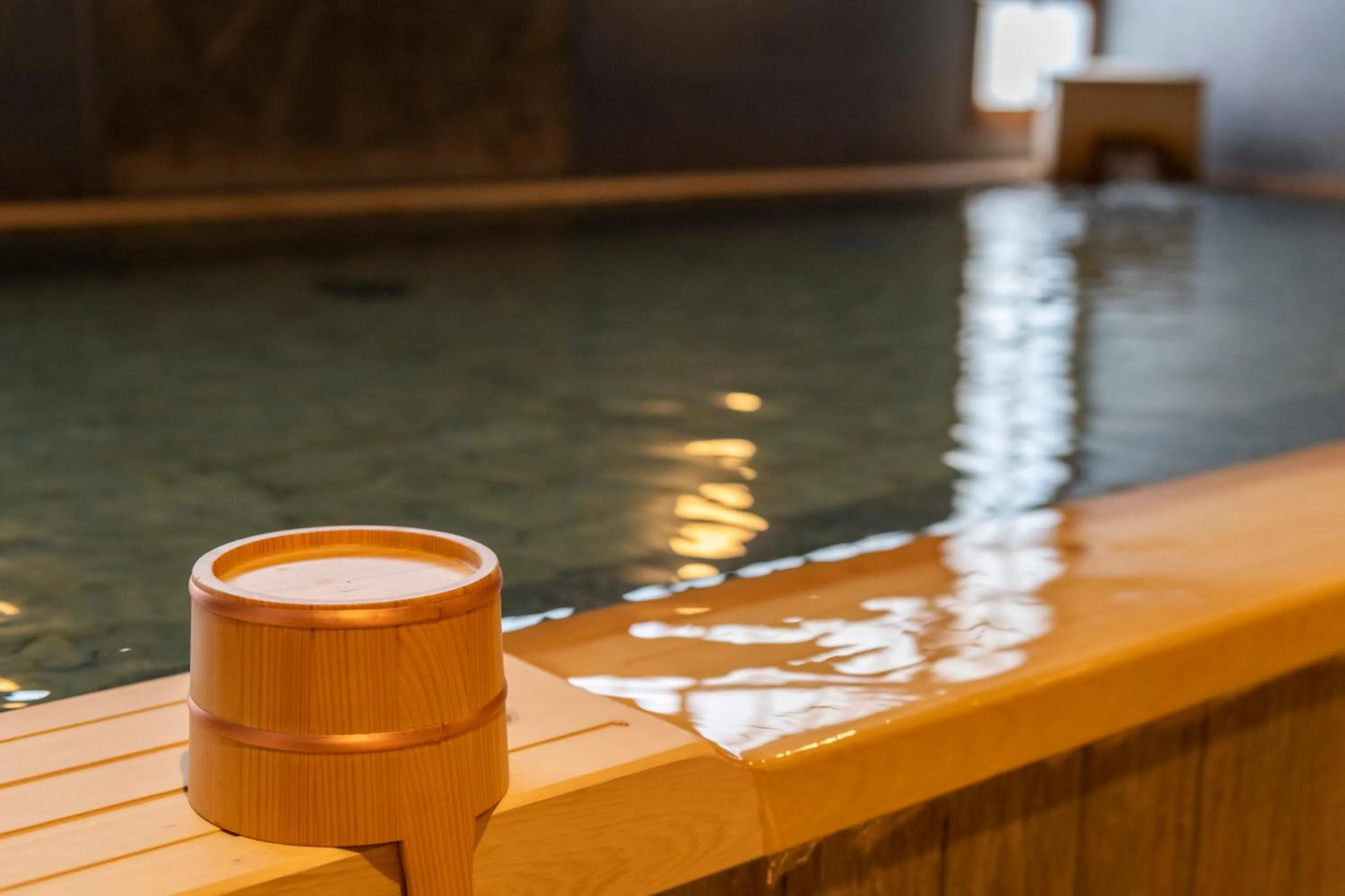 Hot Spring Bath in Onyado Shikishima-kan