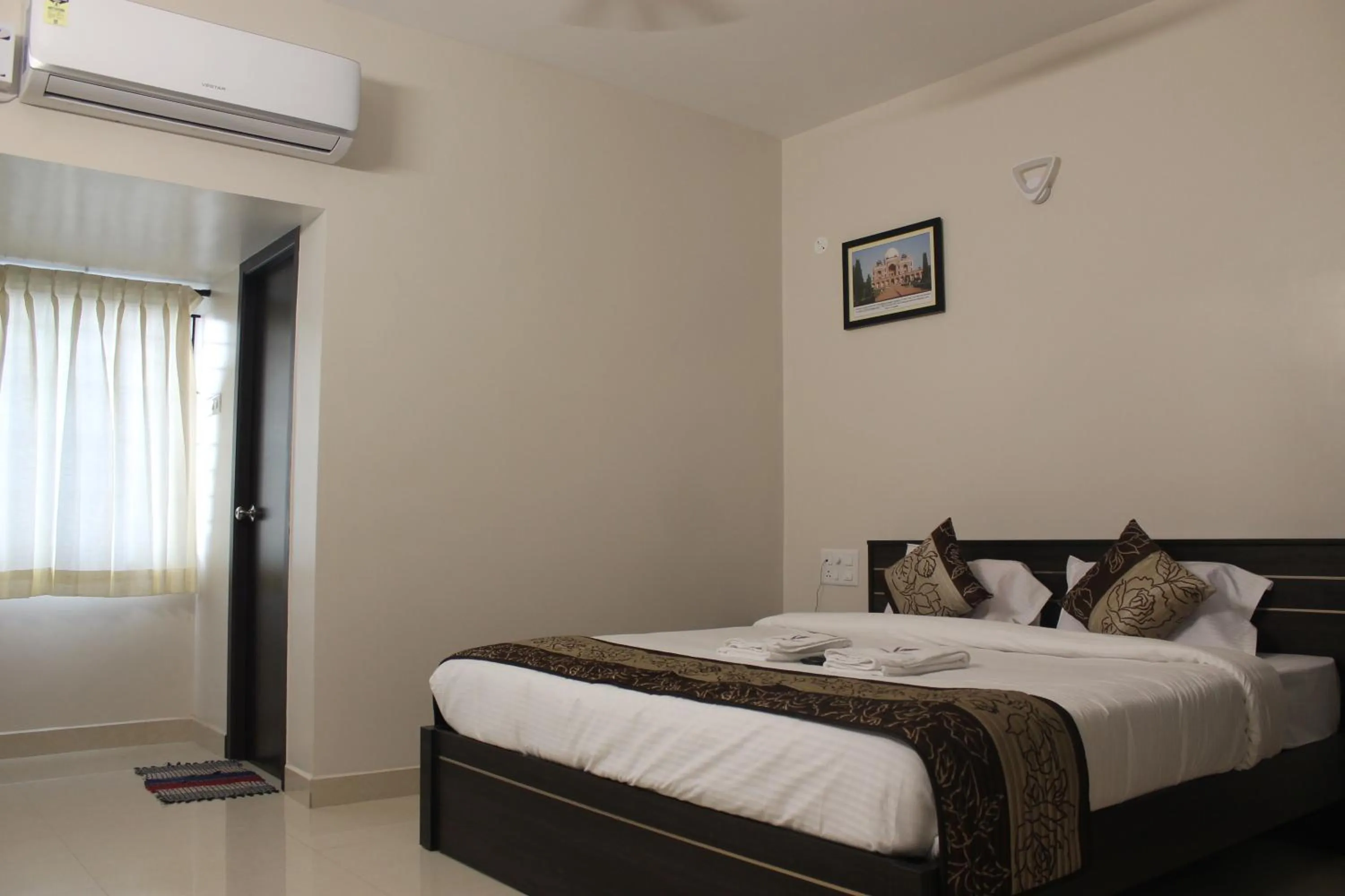 Bed in Viswa Residency by Azalea