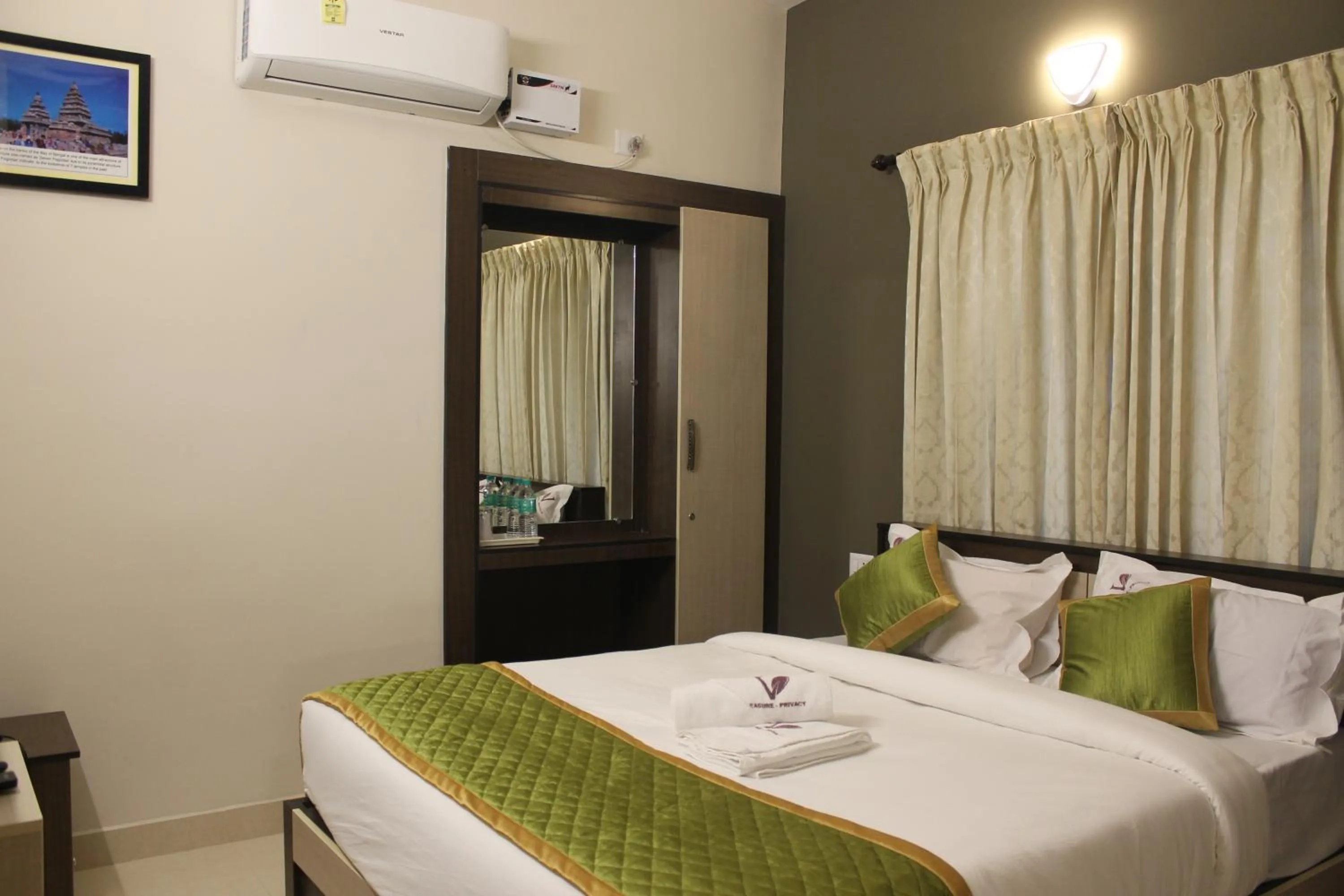 Bed in Viswa Residency by Azalea