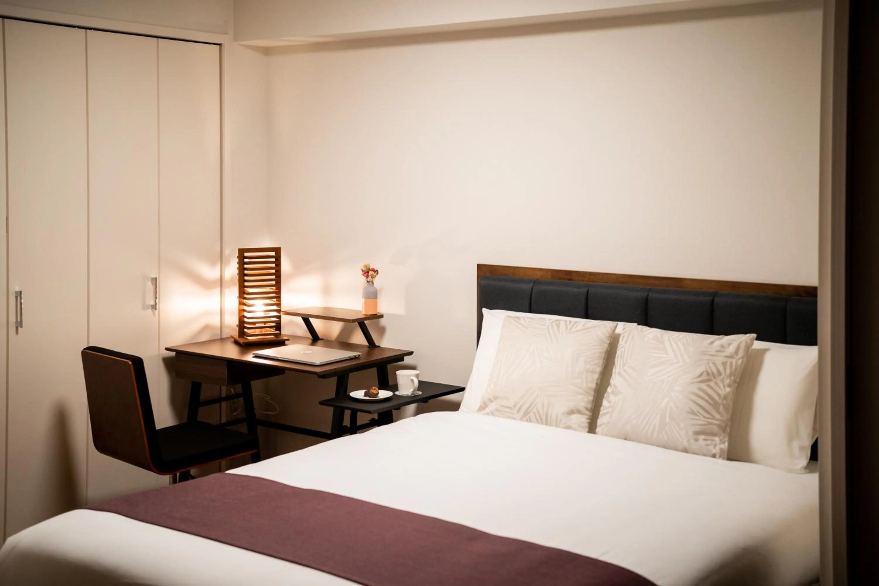 Bed in BON Condominium Umeda