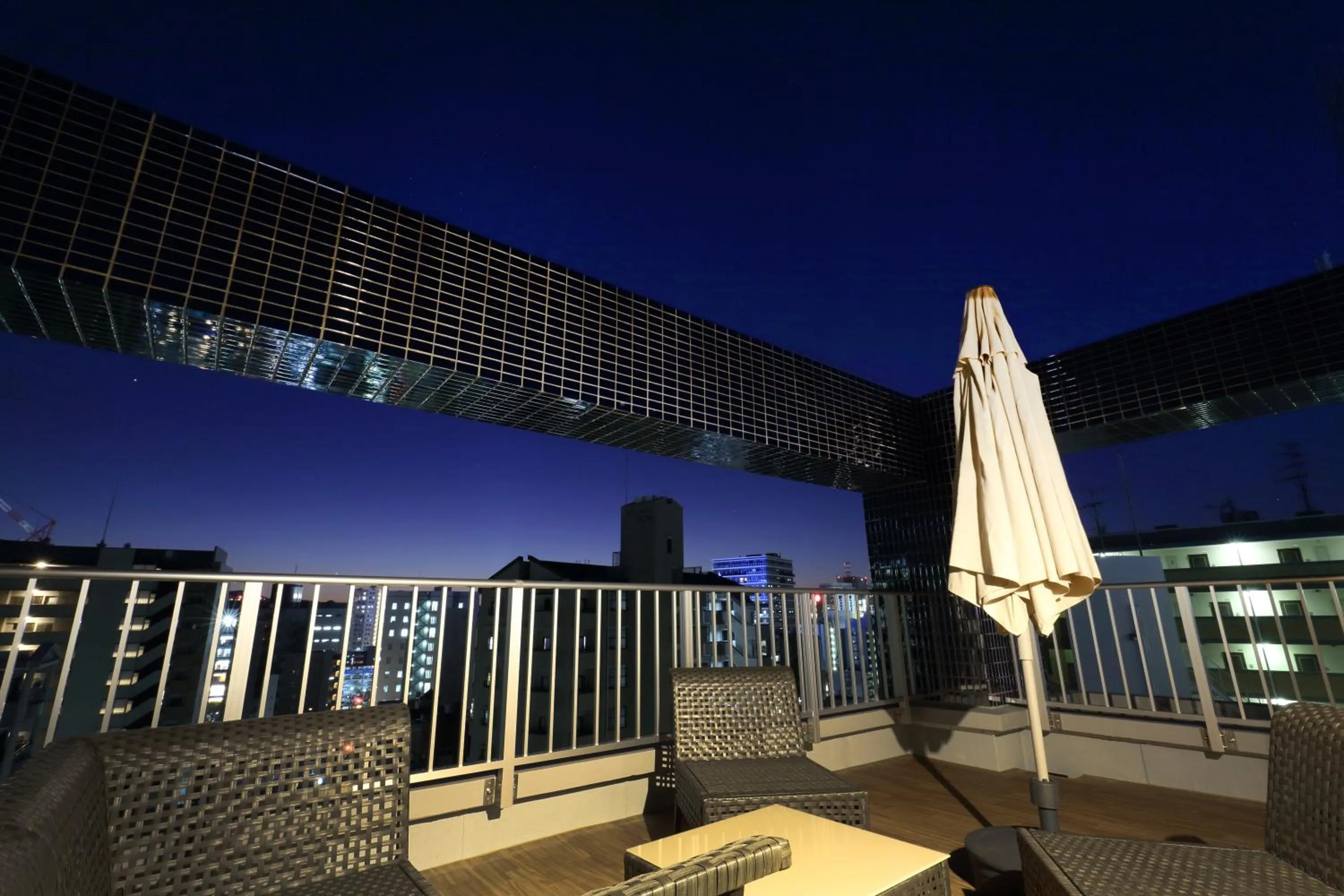 Balcony/Terrace in Residence Hotel Hakata 20