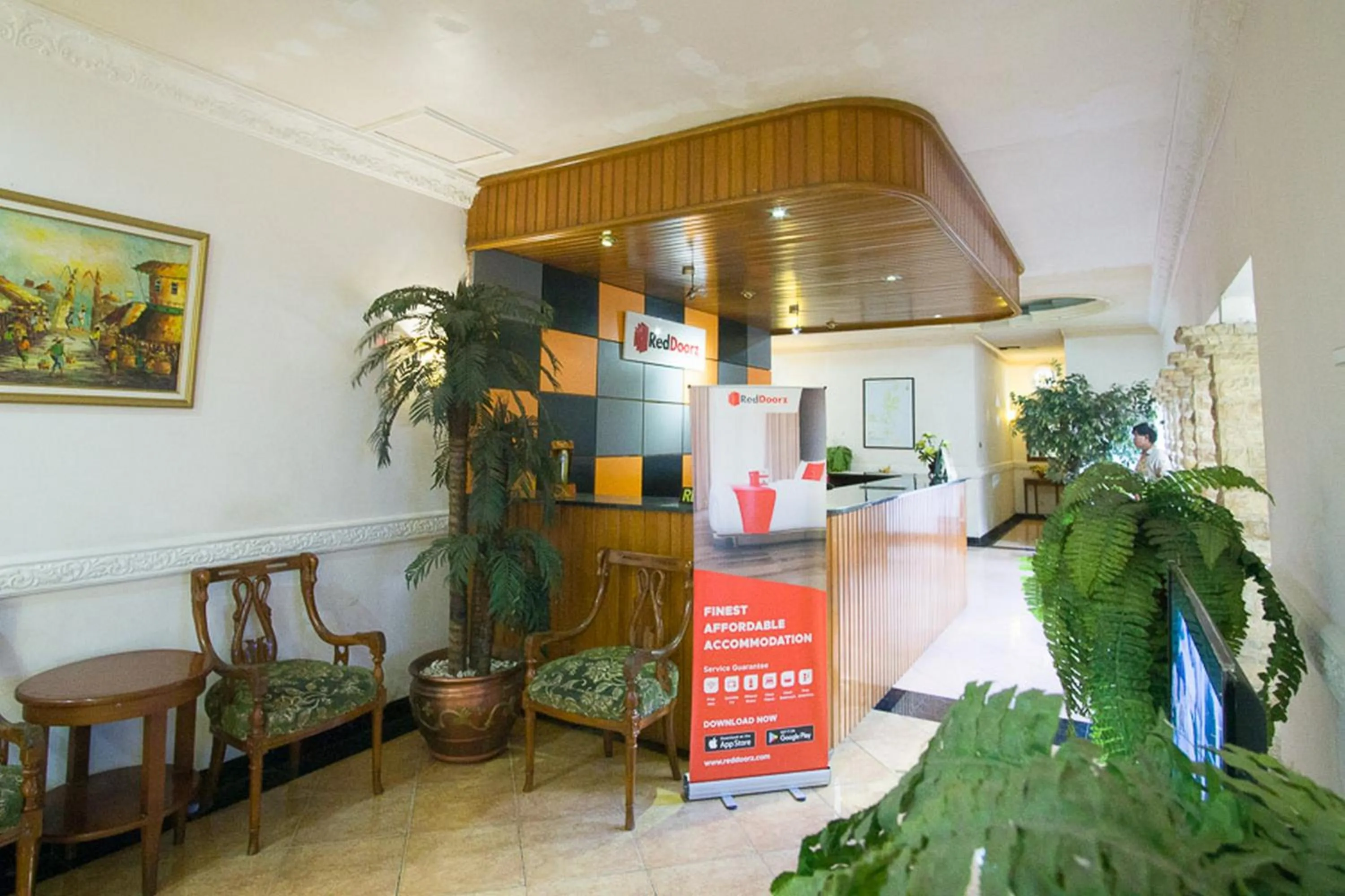 Lobby or reception in RedDoorz near Pantai Falajawa Kota Ternate