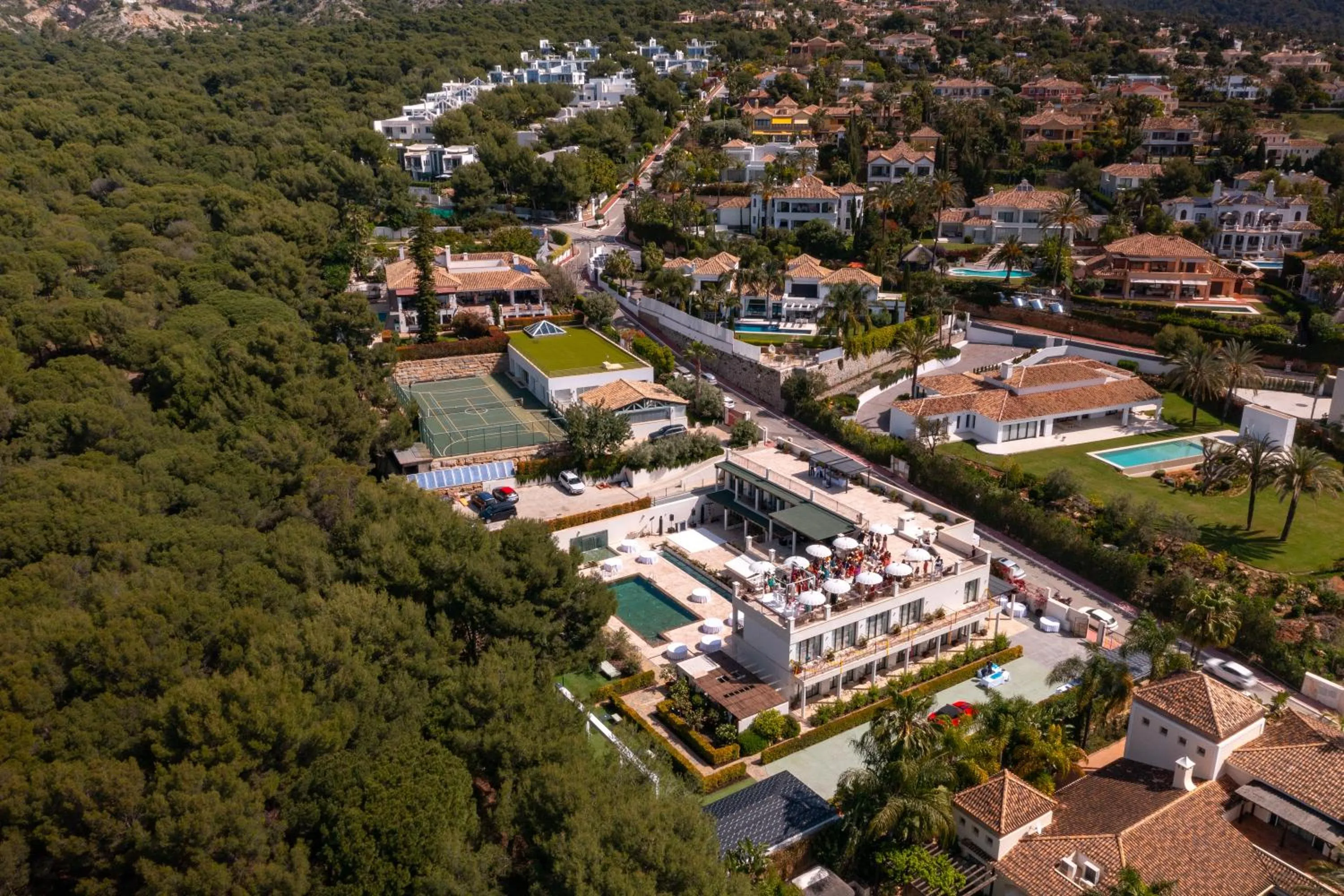 Bird's eye view in Sierra Blanca Resort Art of Healing