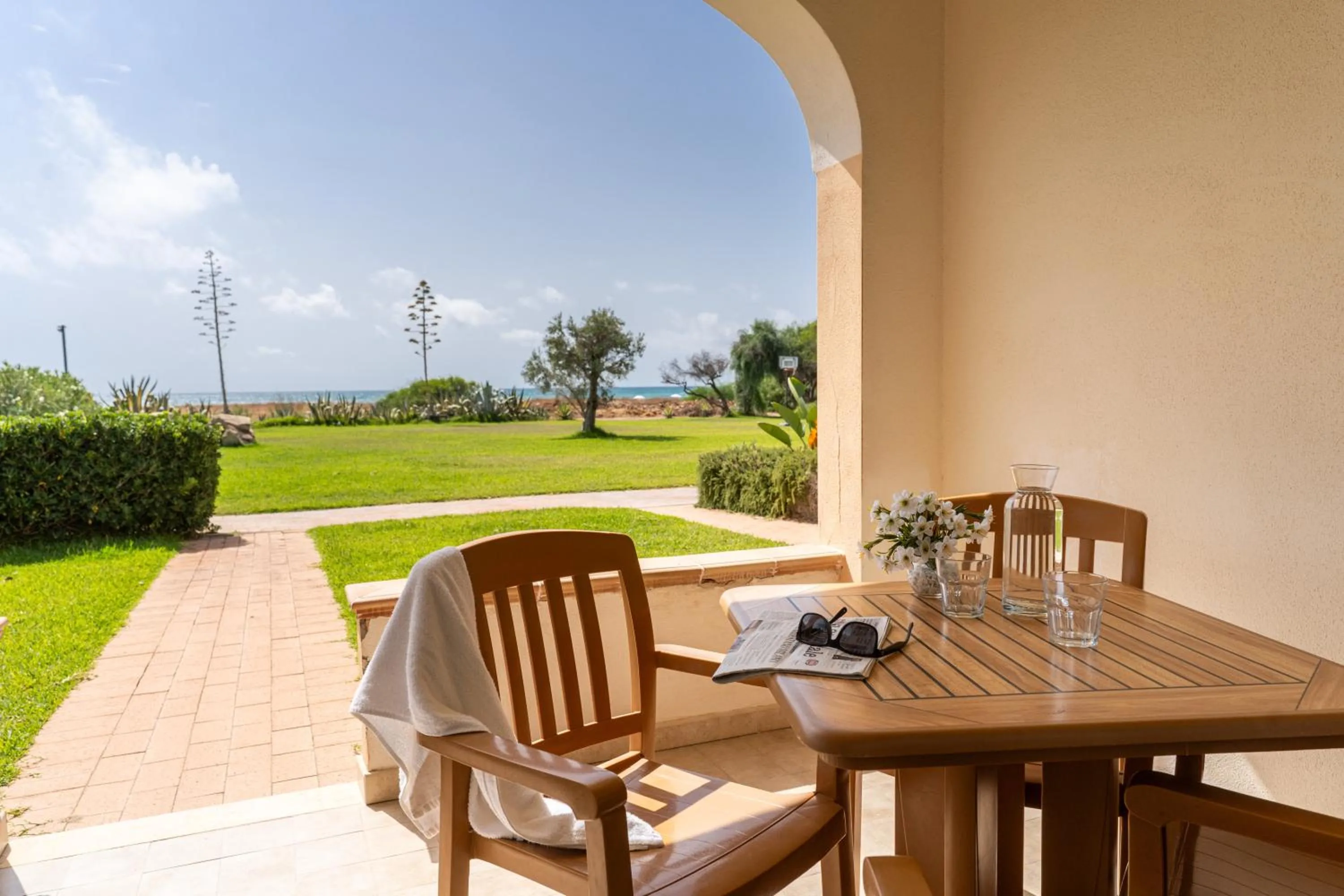 Patio in Santa Monica Resort