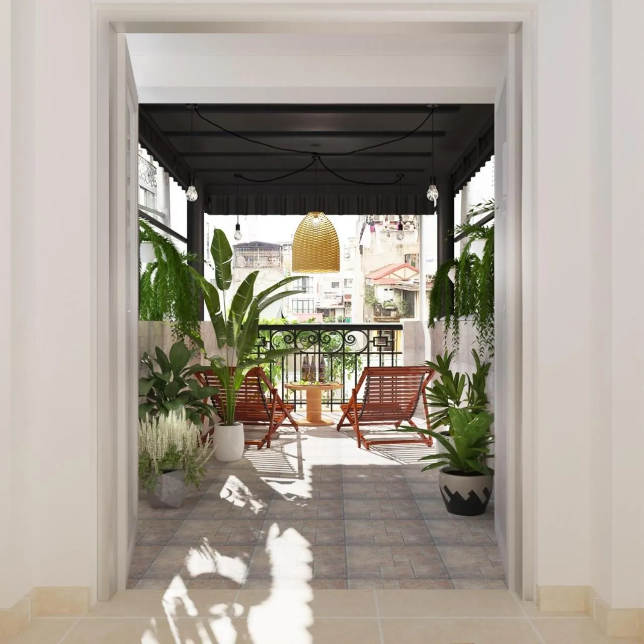 Balcony/Terrace in Graffiti Hotel