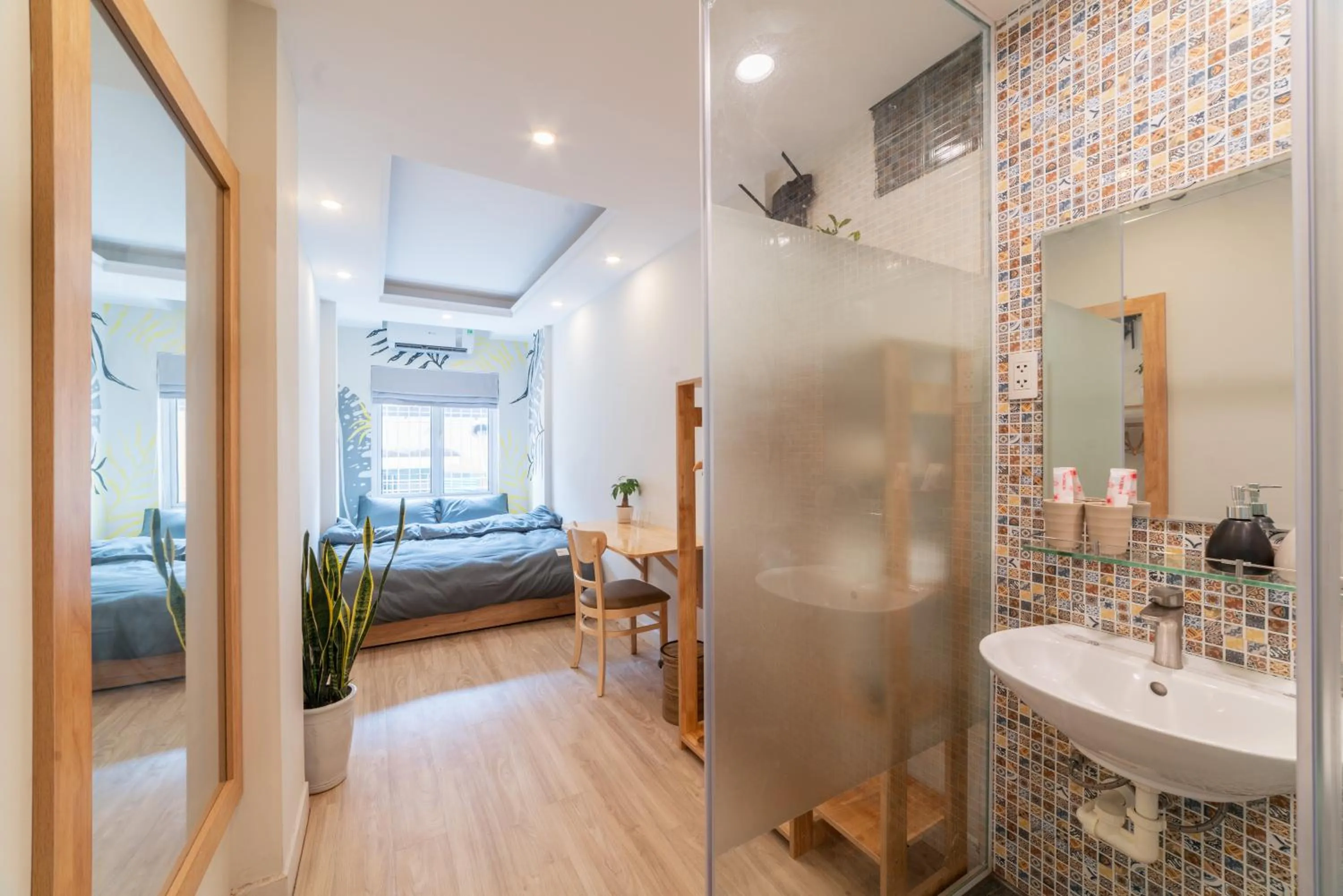 Bed in Graffiti Hotel