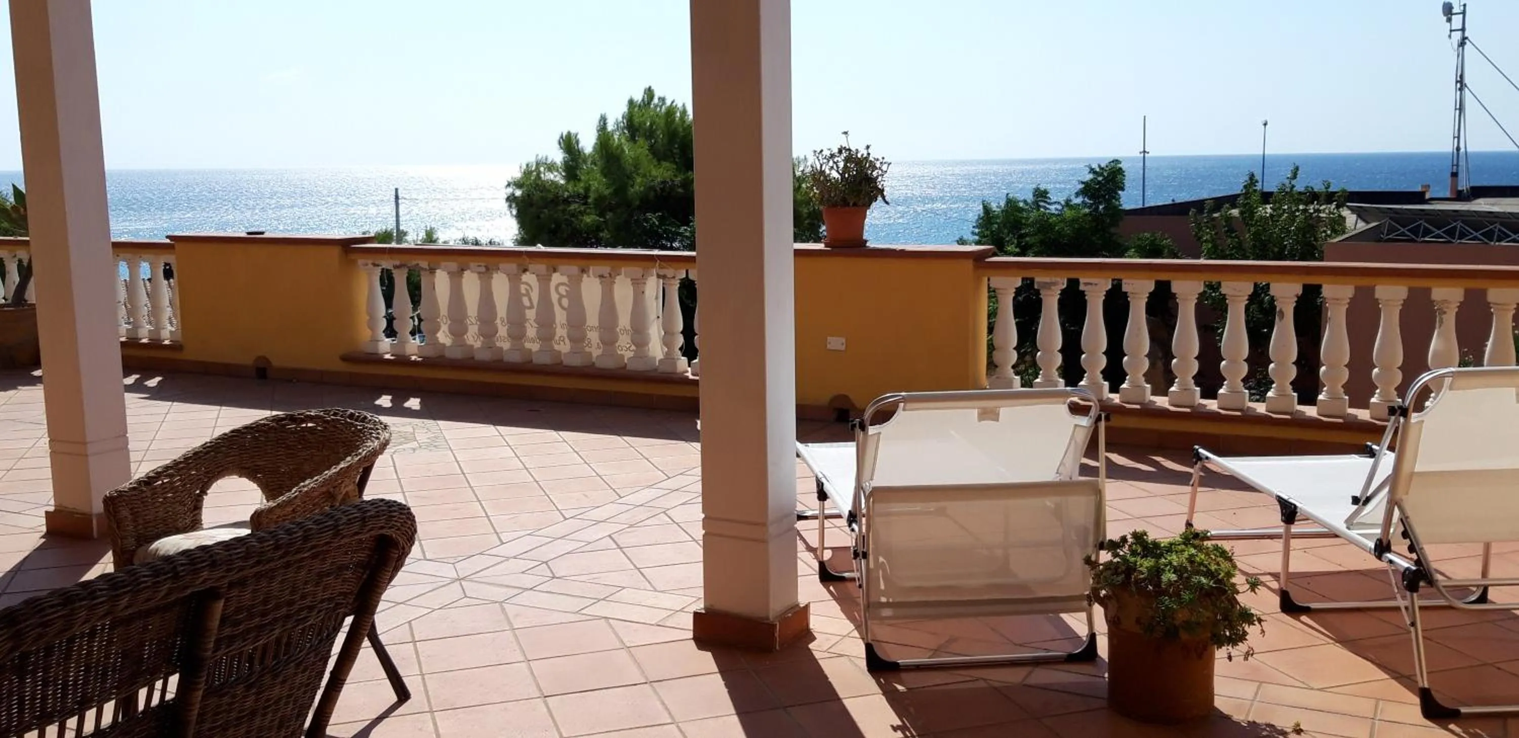 Balcony/Terrace in Miramare B&B di Antonella Ranieri