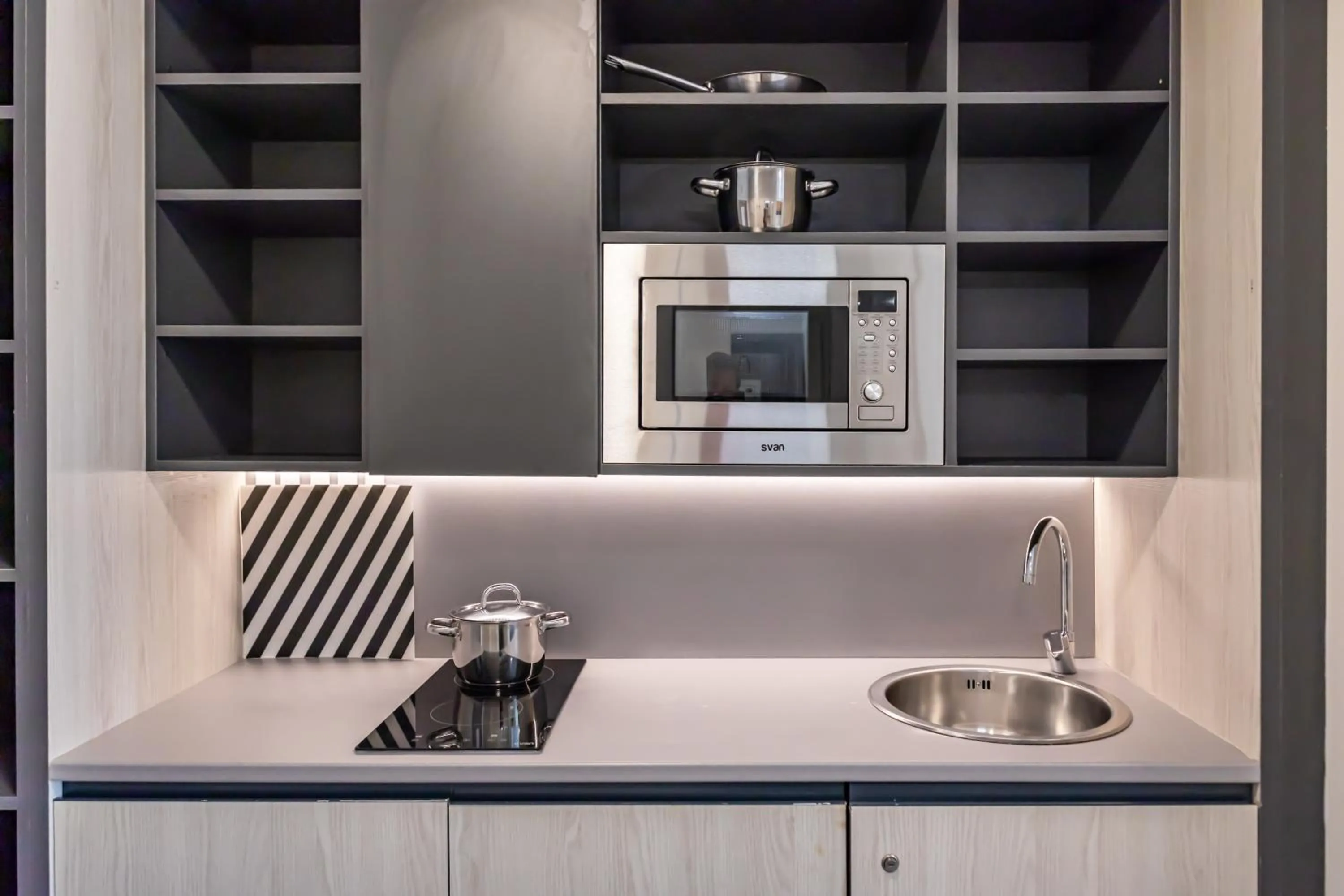 Kitchen or kitchenette in Residencia Universitaria Resa Campus Málaga