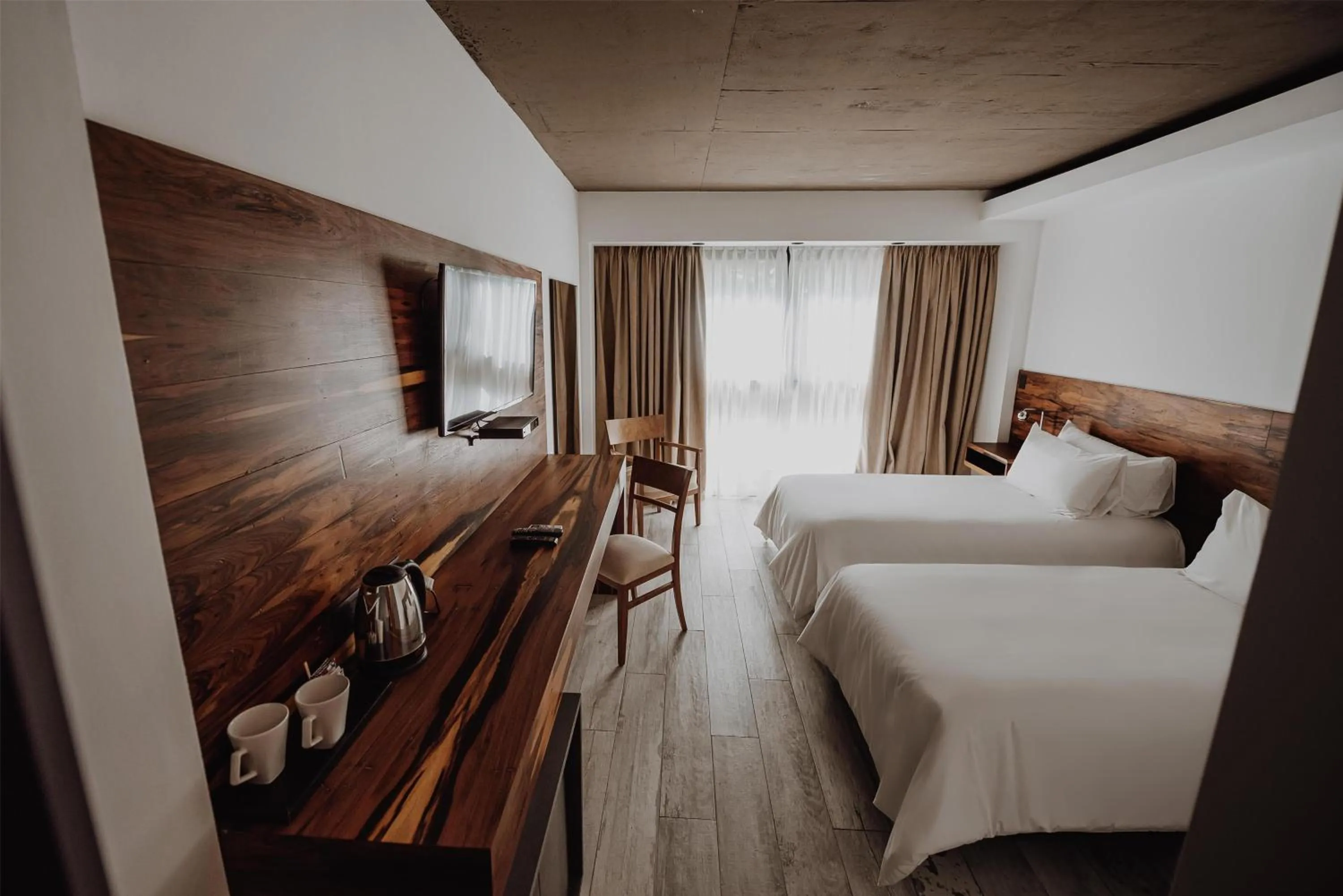 Bedroom, Bed in La Urumpta Hotel, AKEN MIND