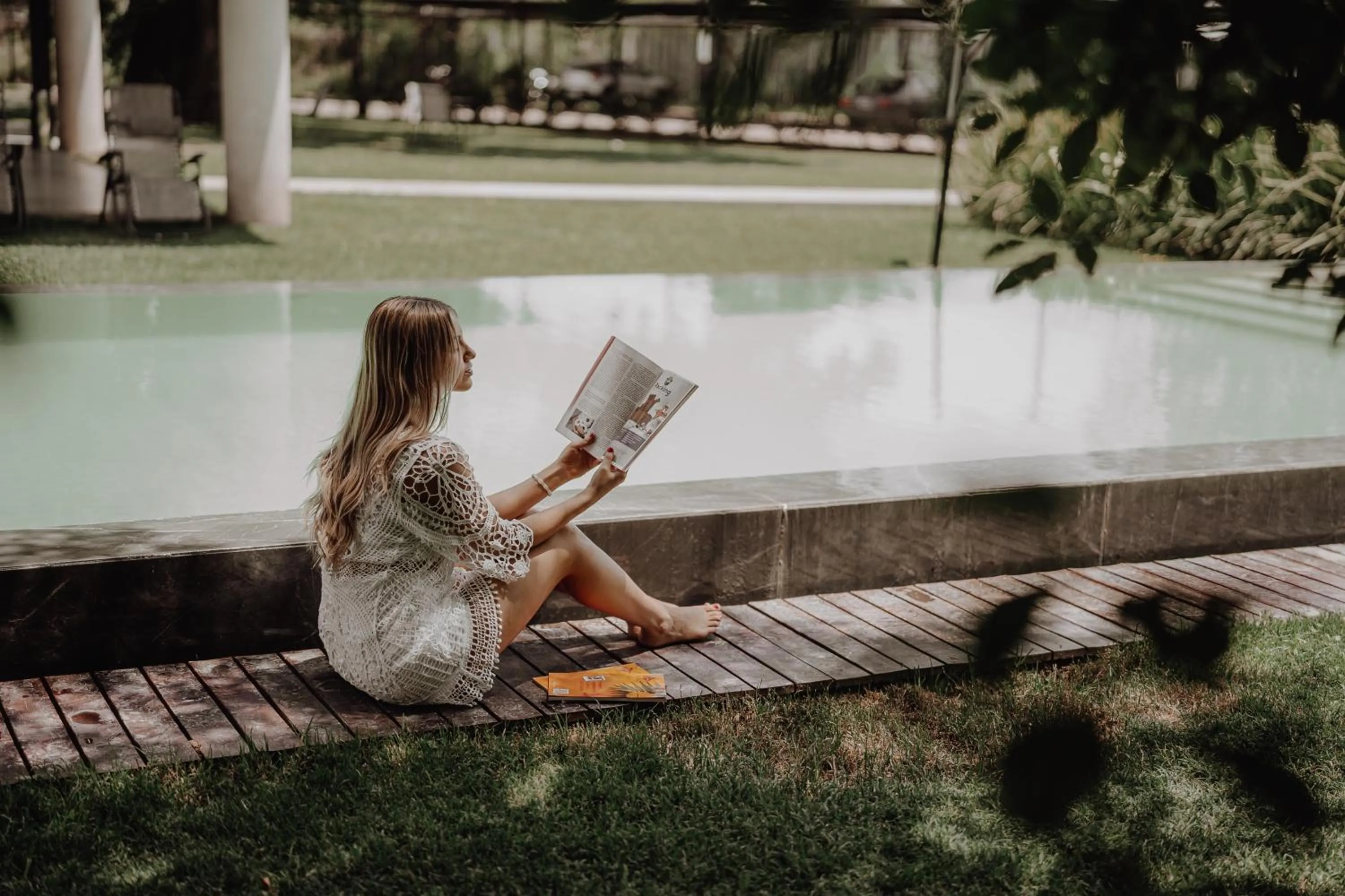 Swimming pool in La Urumpta Hotel, AKEN MIND