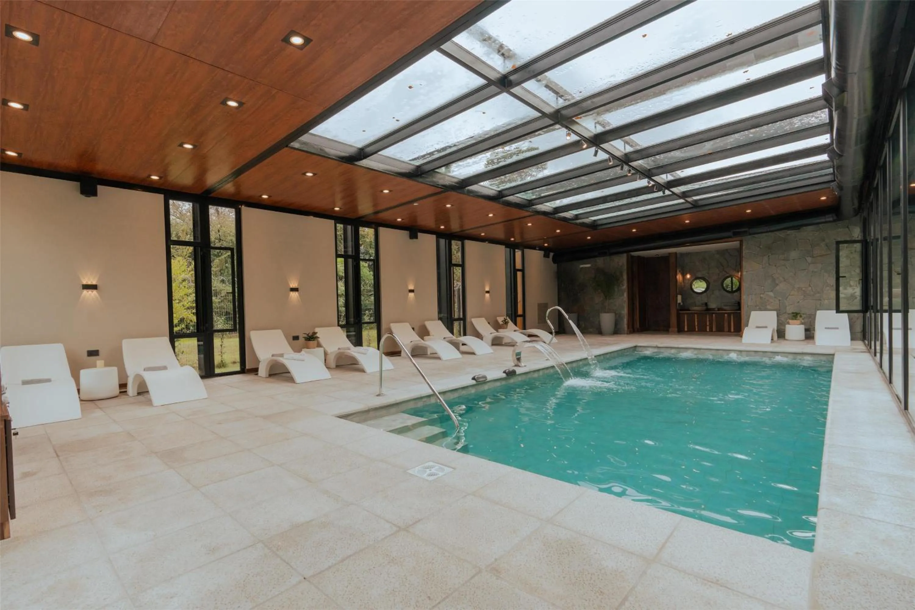 Pool view in La Urumpta Hotel, AKEN MIND