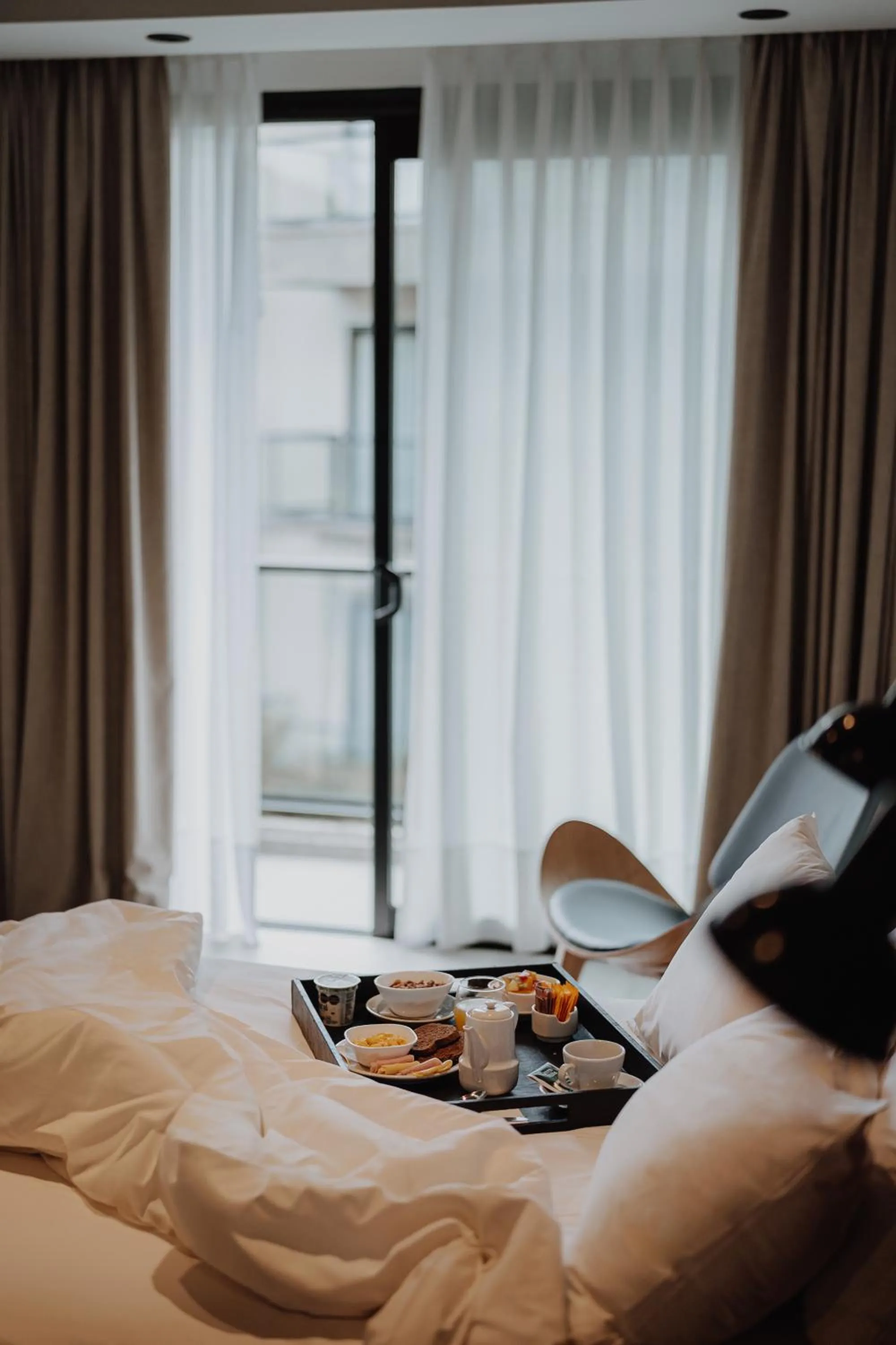 Bed in La Urumpta Hotel, AKEN MIND