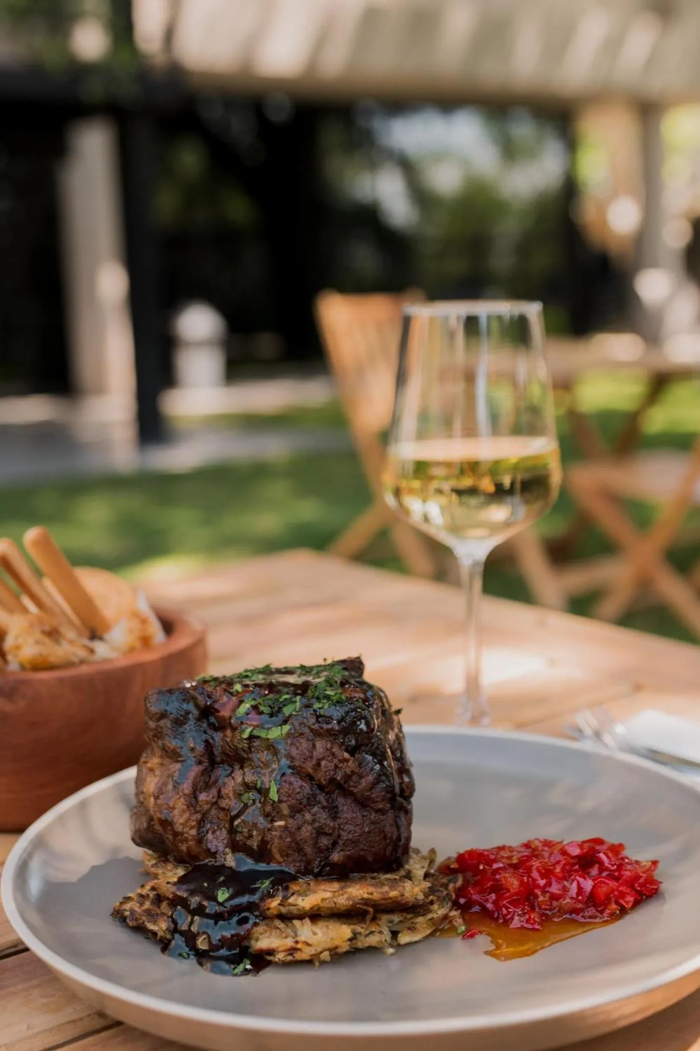 Food in La Urumpta Hotel, AKEN MIND