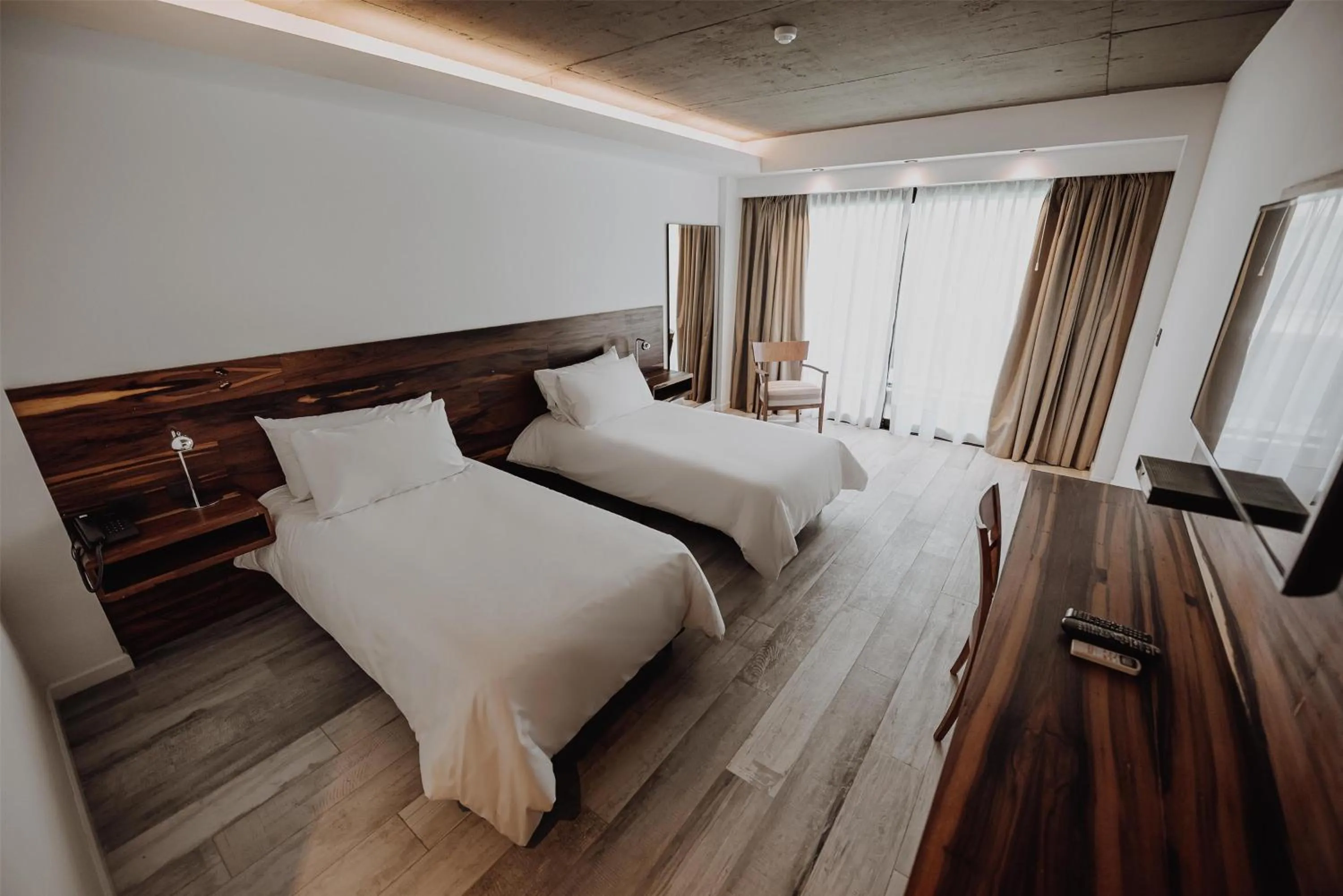 Bedroom, Bed in La Urumpta Hotel, AKEN MIND