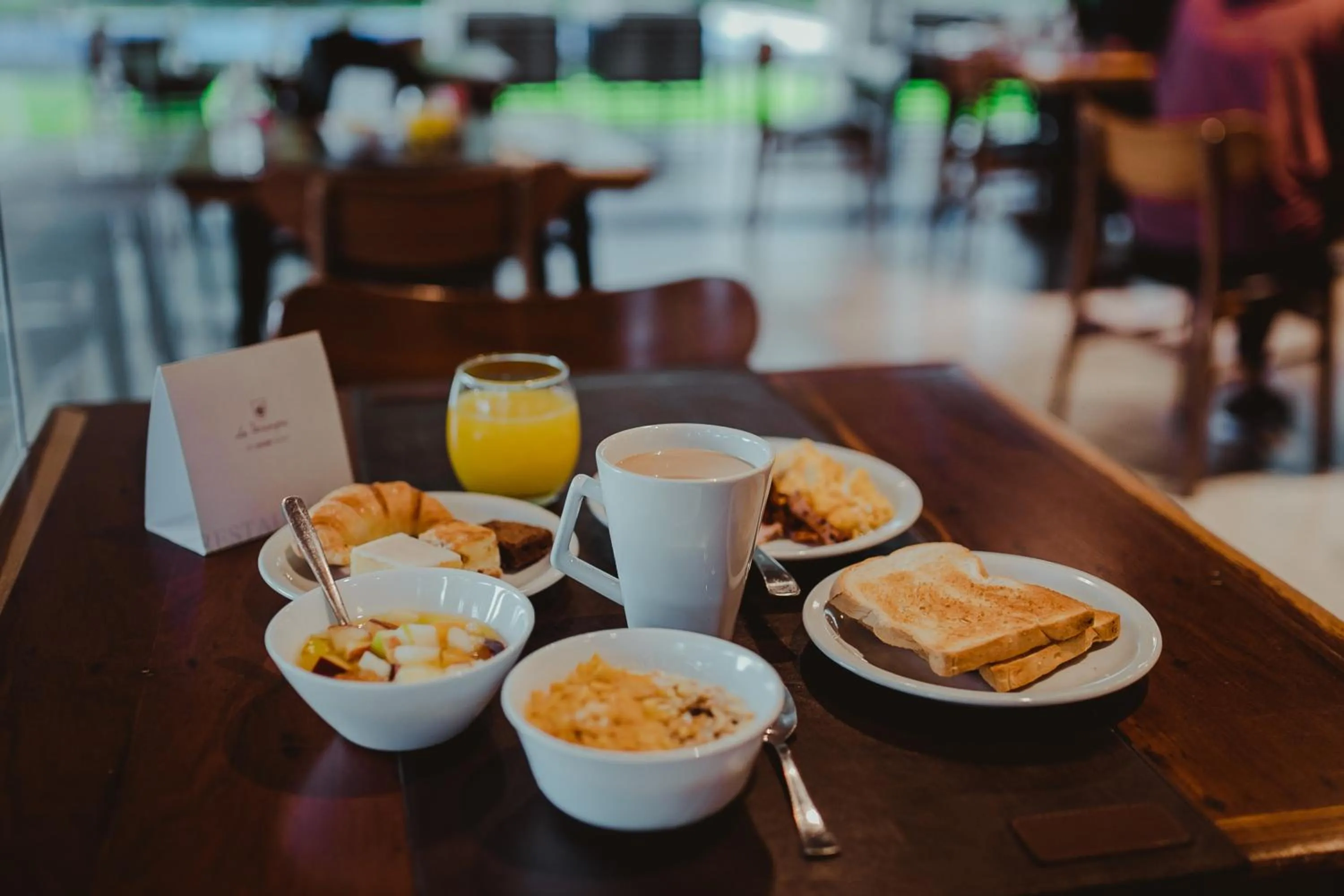 Breakfast in La Urumpta Hotel, AKEN MIND