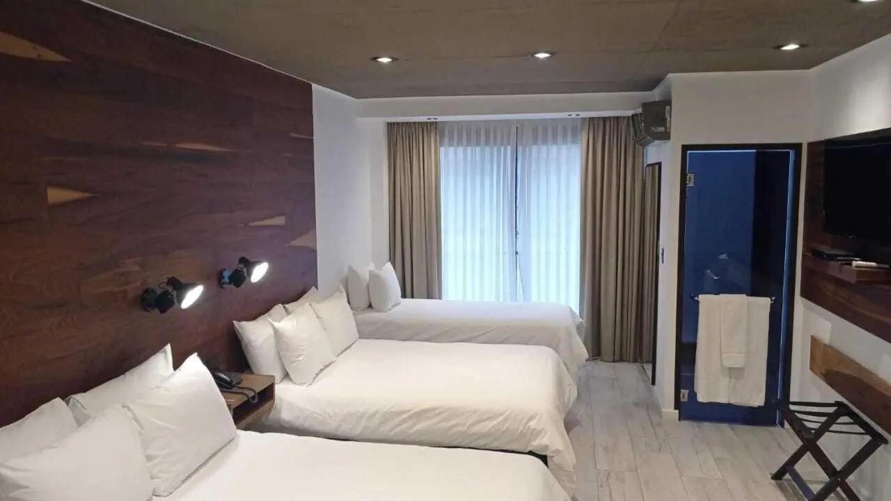 Bed in La Urumpta Hotel, AKEN MIND