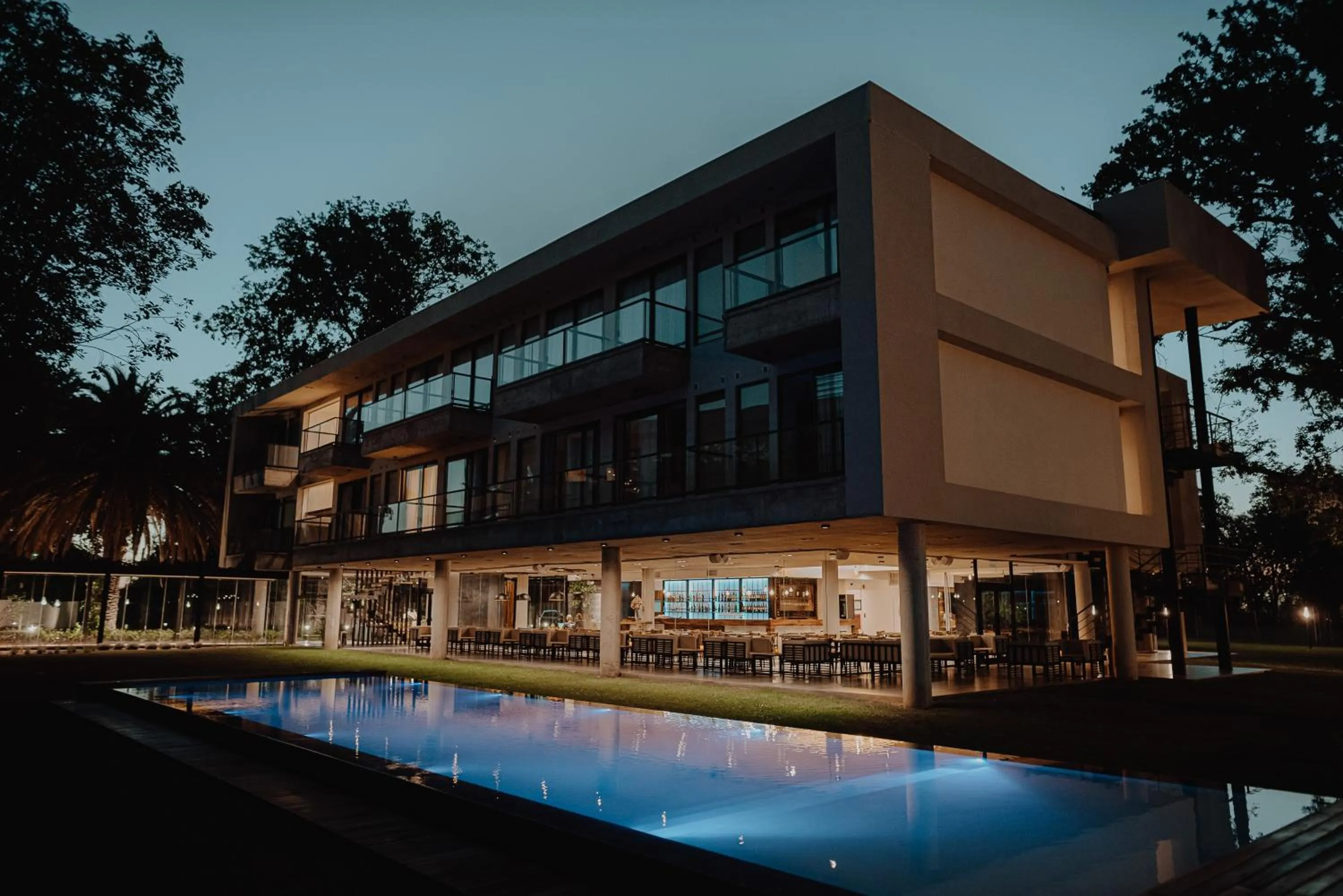 Swimming pool in La Urumpta Hotel, AKEN MIND