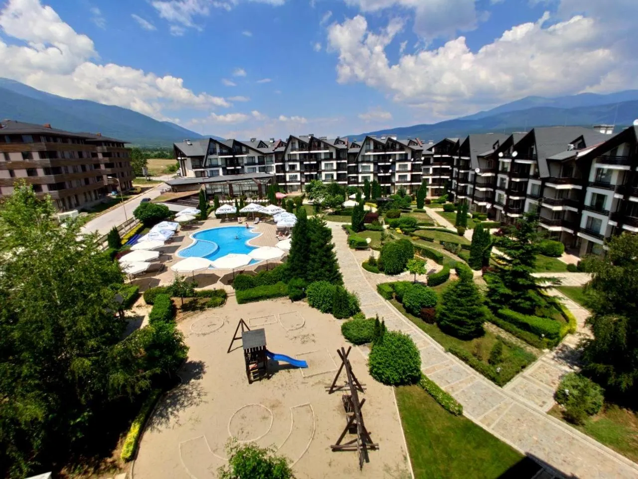 Bird's eye view in Aspen Ski and Golf Resort