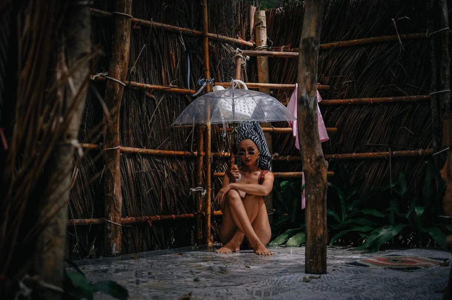 Shower in O Little Tent de Koh Chang