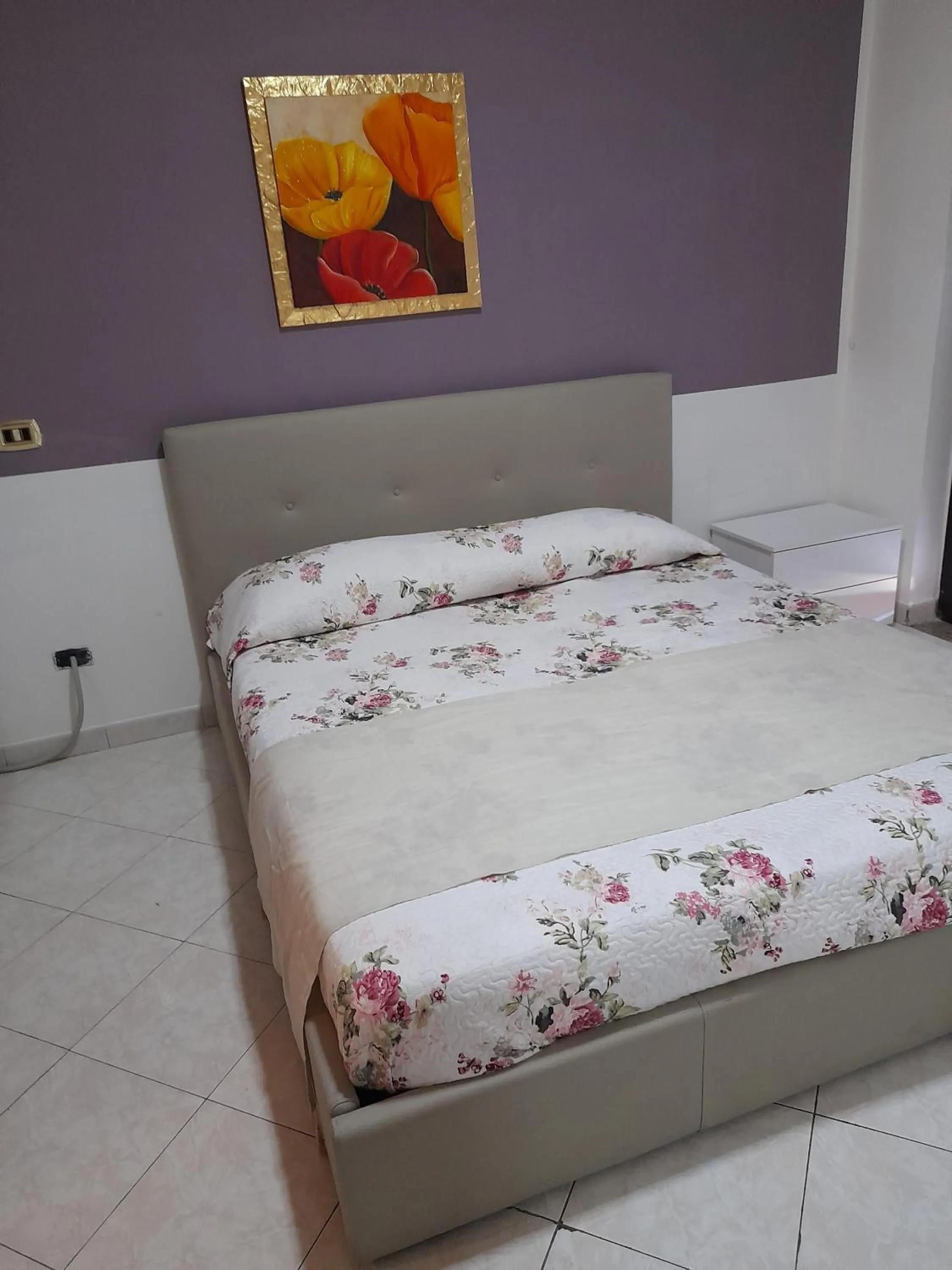 Bed in Hotel De Rosa