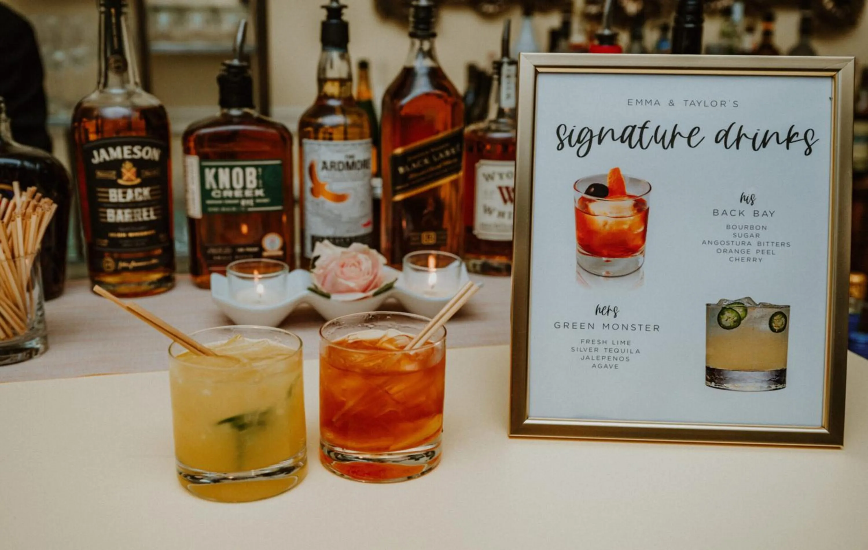 Drinks in Boston Harbor Hotel