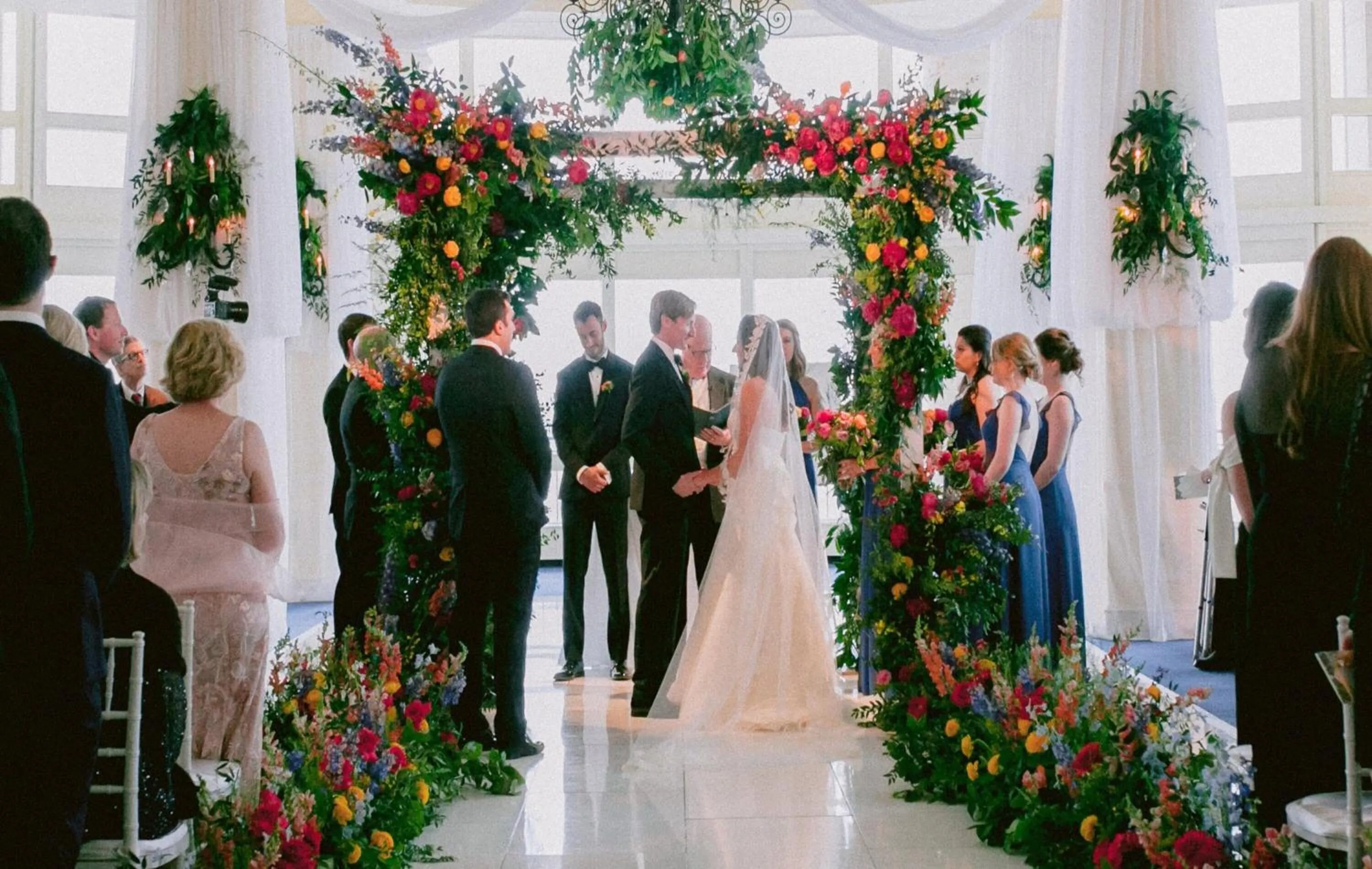 wedding in Boston Harbor Hotel