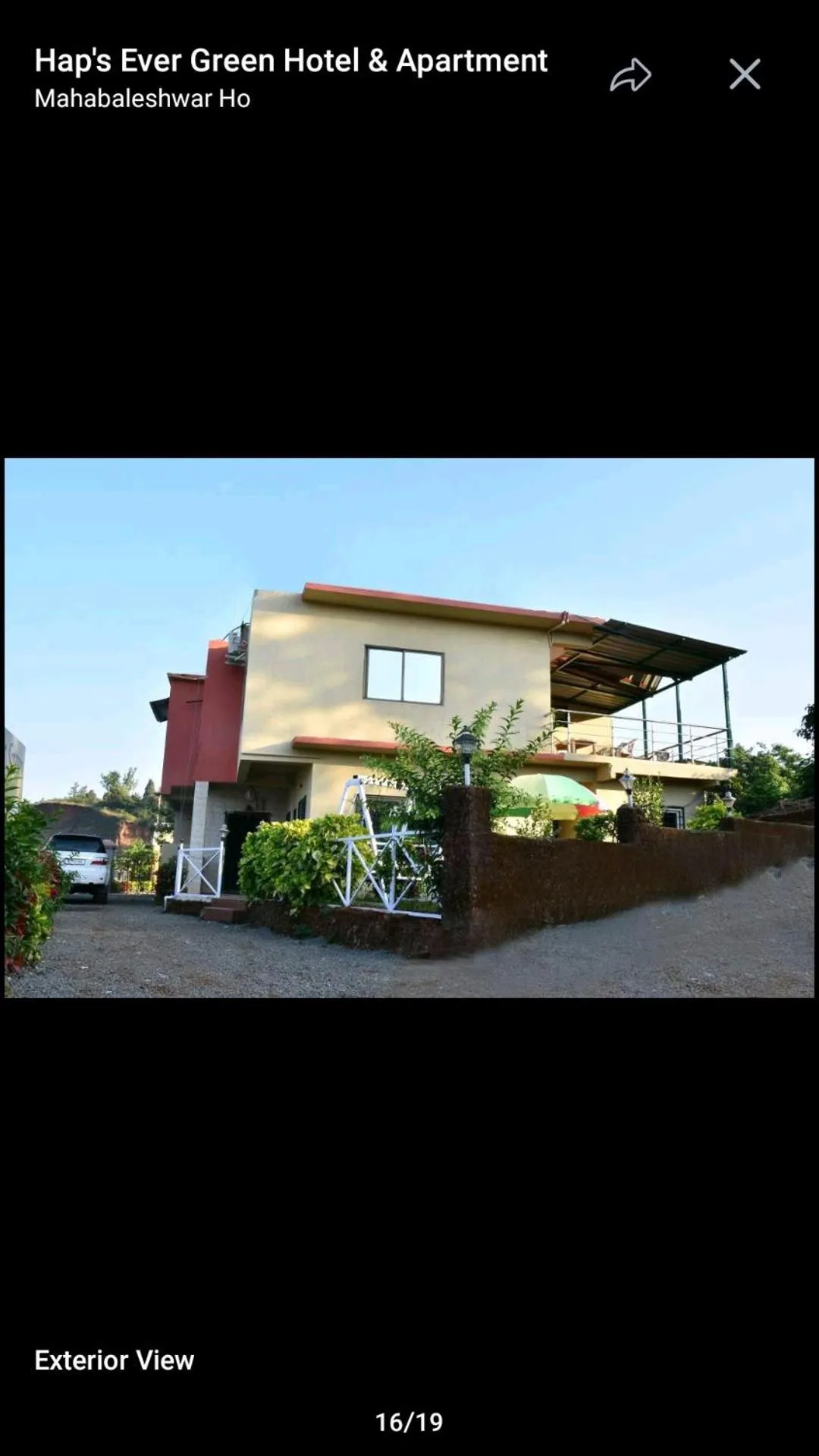 Property building in Evergreen Holidays Mahabaleshwar