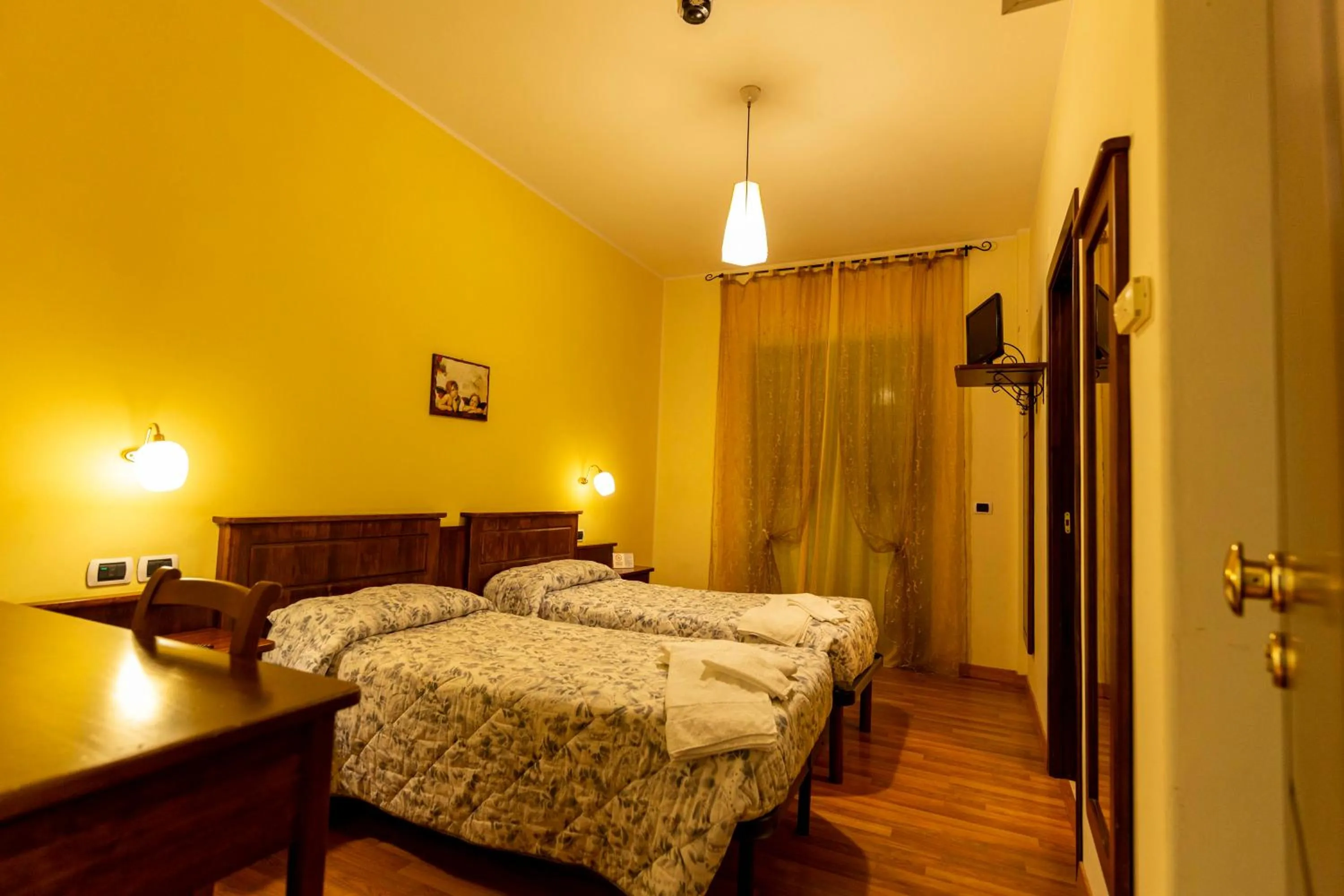 Bed in Hotel Pina Ristorante