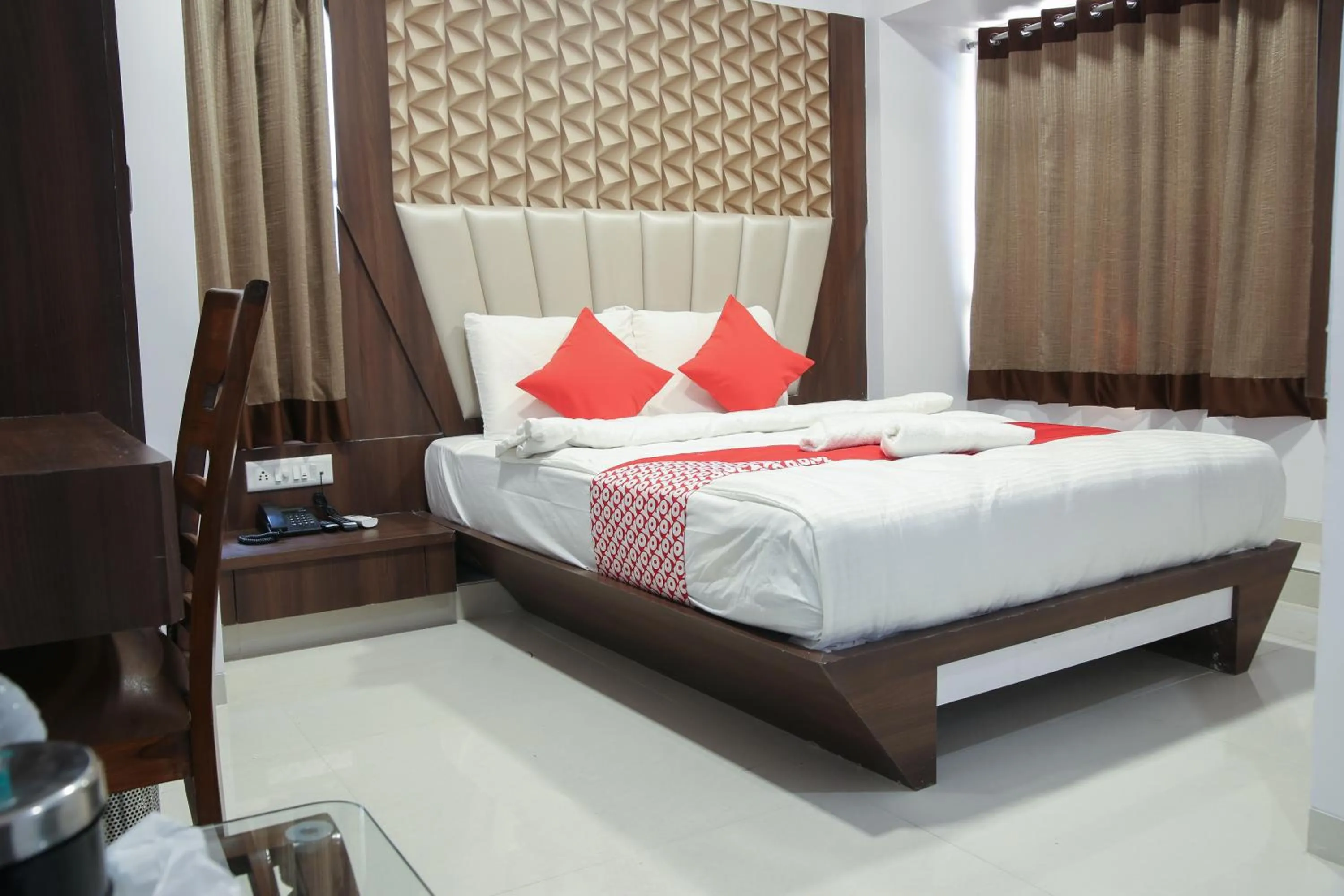 Bed in Hotel Apple Inn