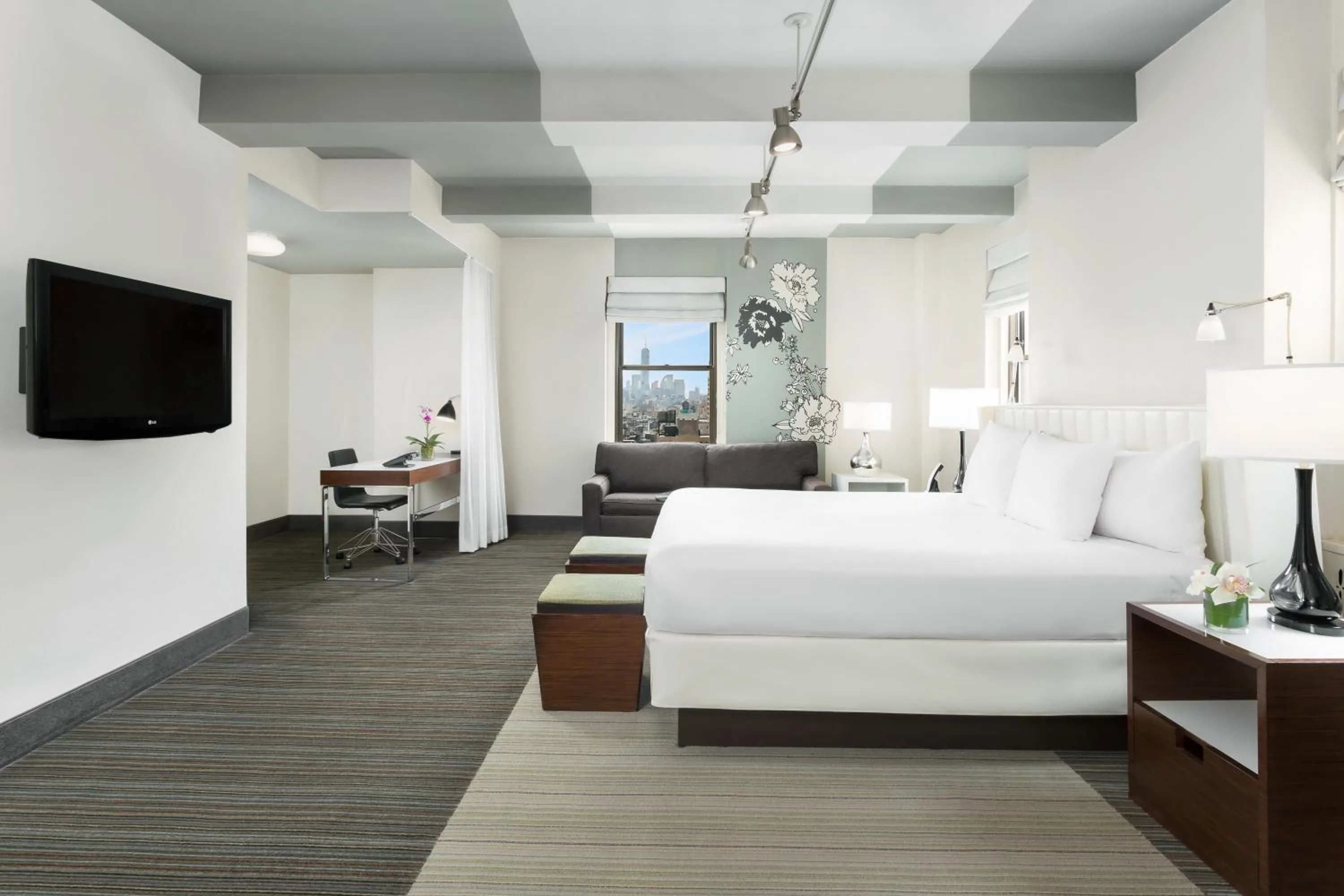 Photo of the whole room in Manhattan NYC-an Affinia Hotel