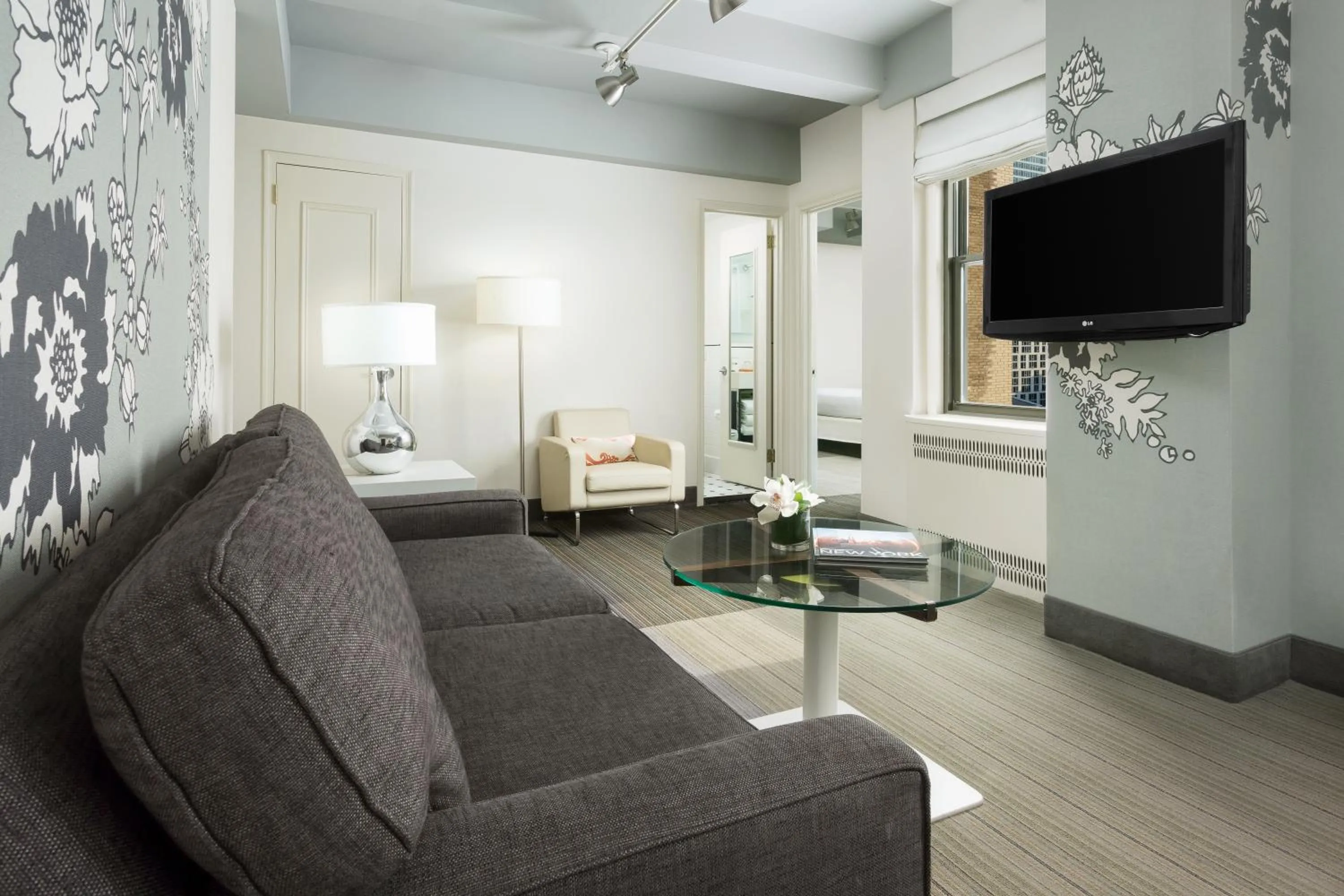 Living room, Seating Area in Manhattan NYC-an Affinia Hotel