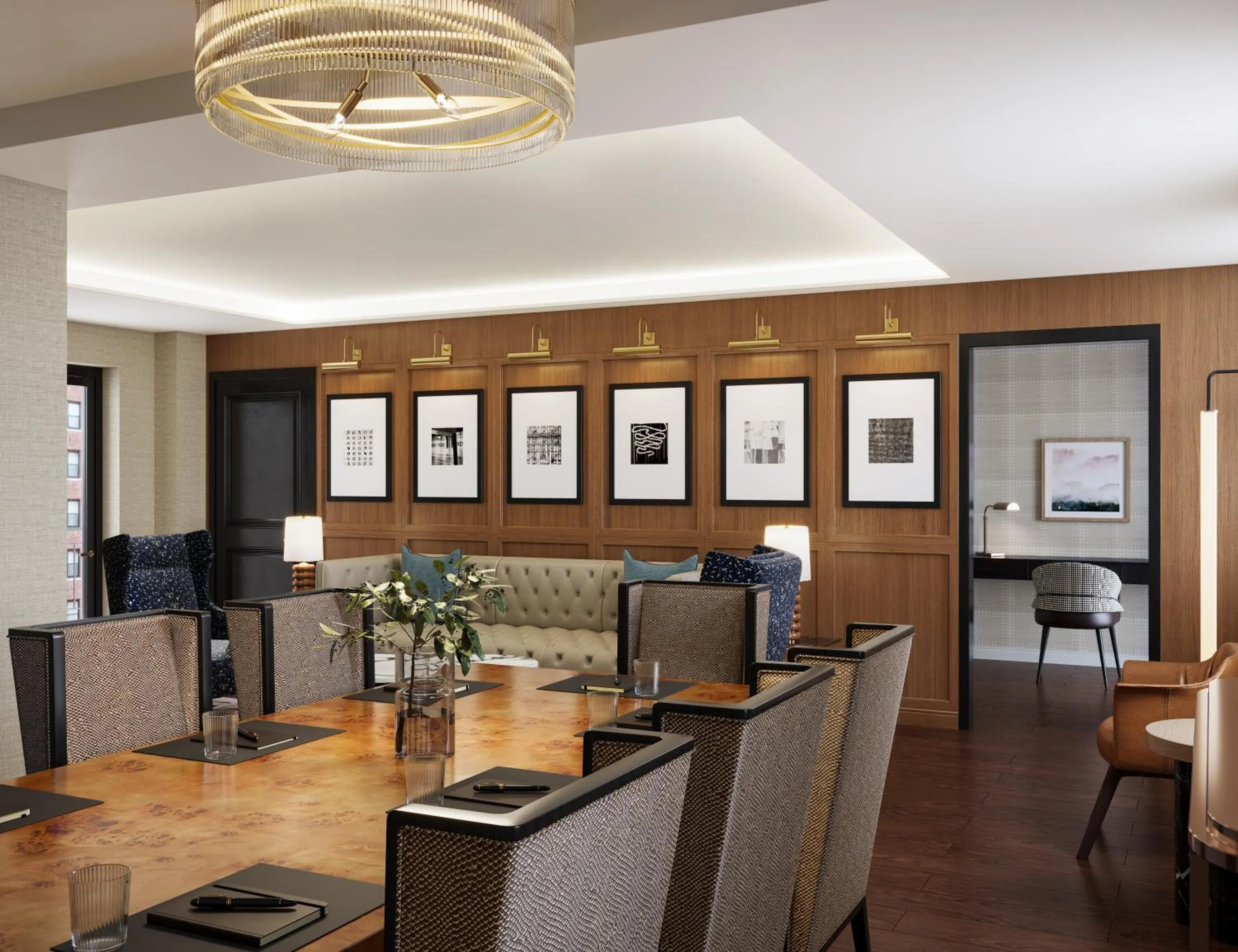 Living room in The Benjamin Royal Sonesta New York