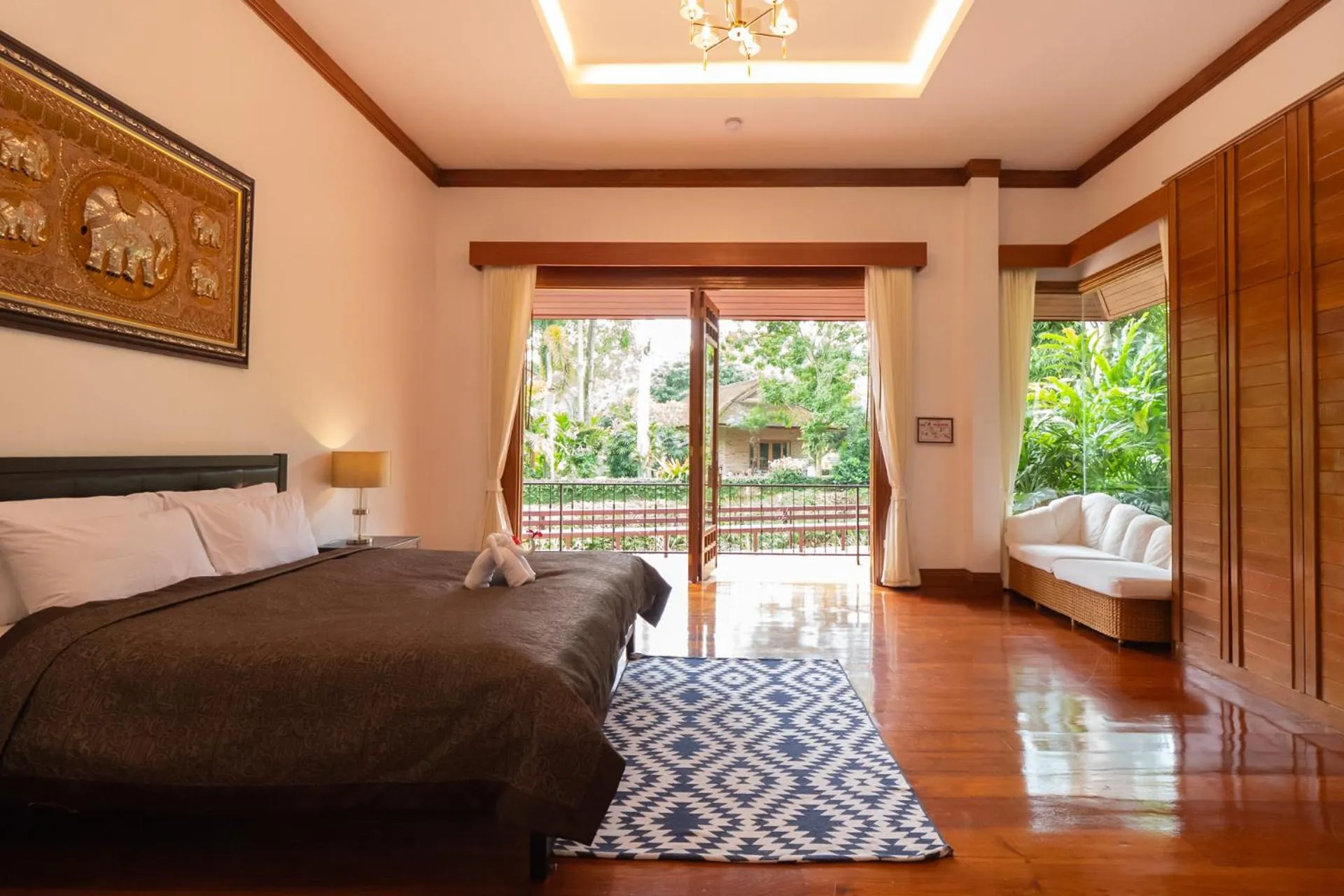 Bed in Chayana Resort