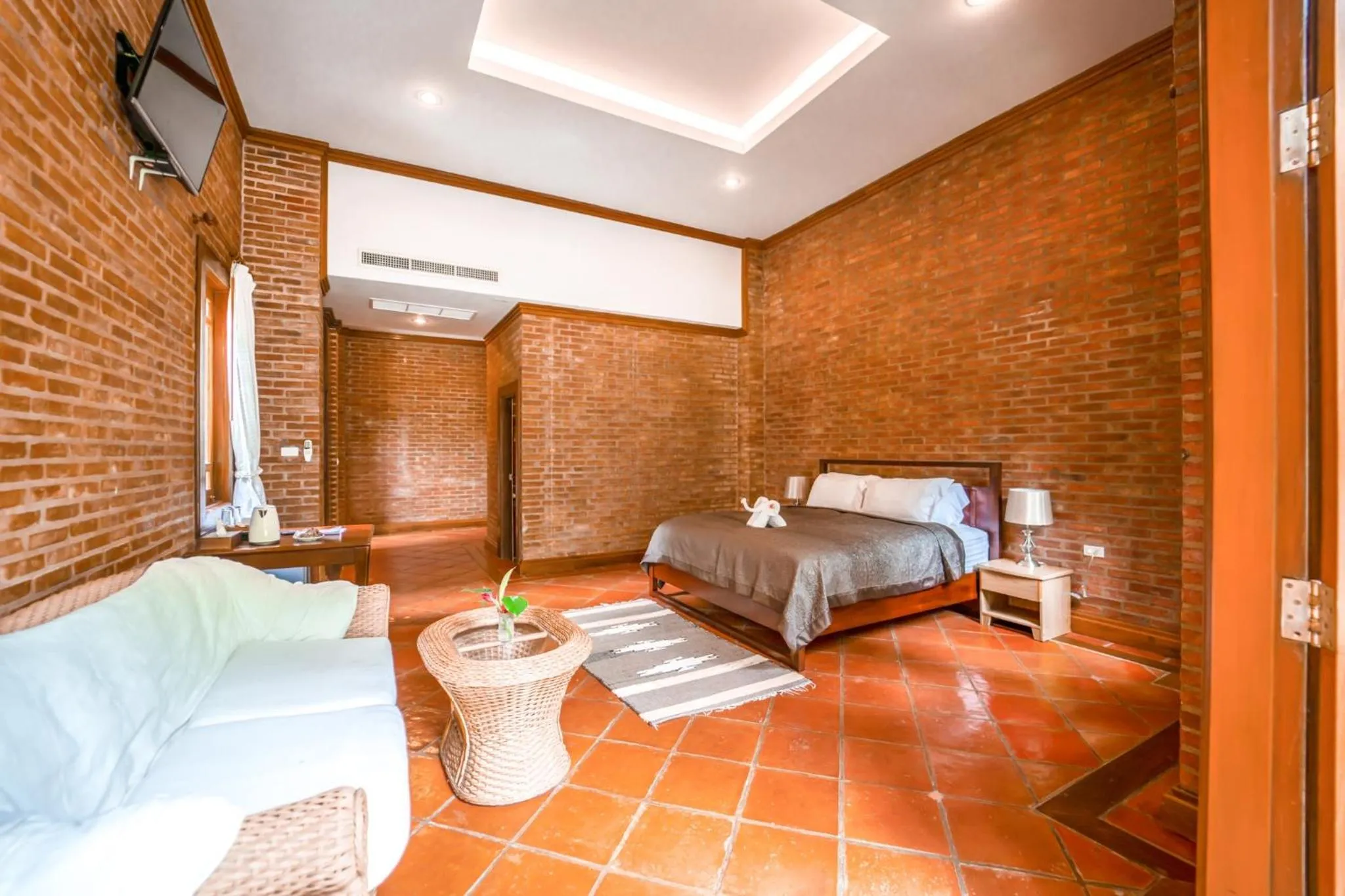 Bed in Chayana Resort