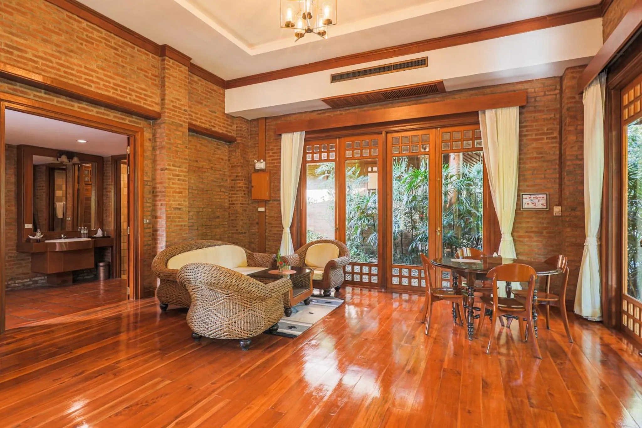 Seating area in Chayana Resort