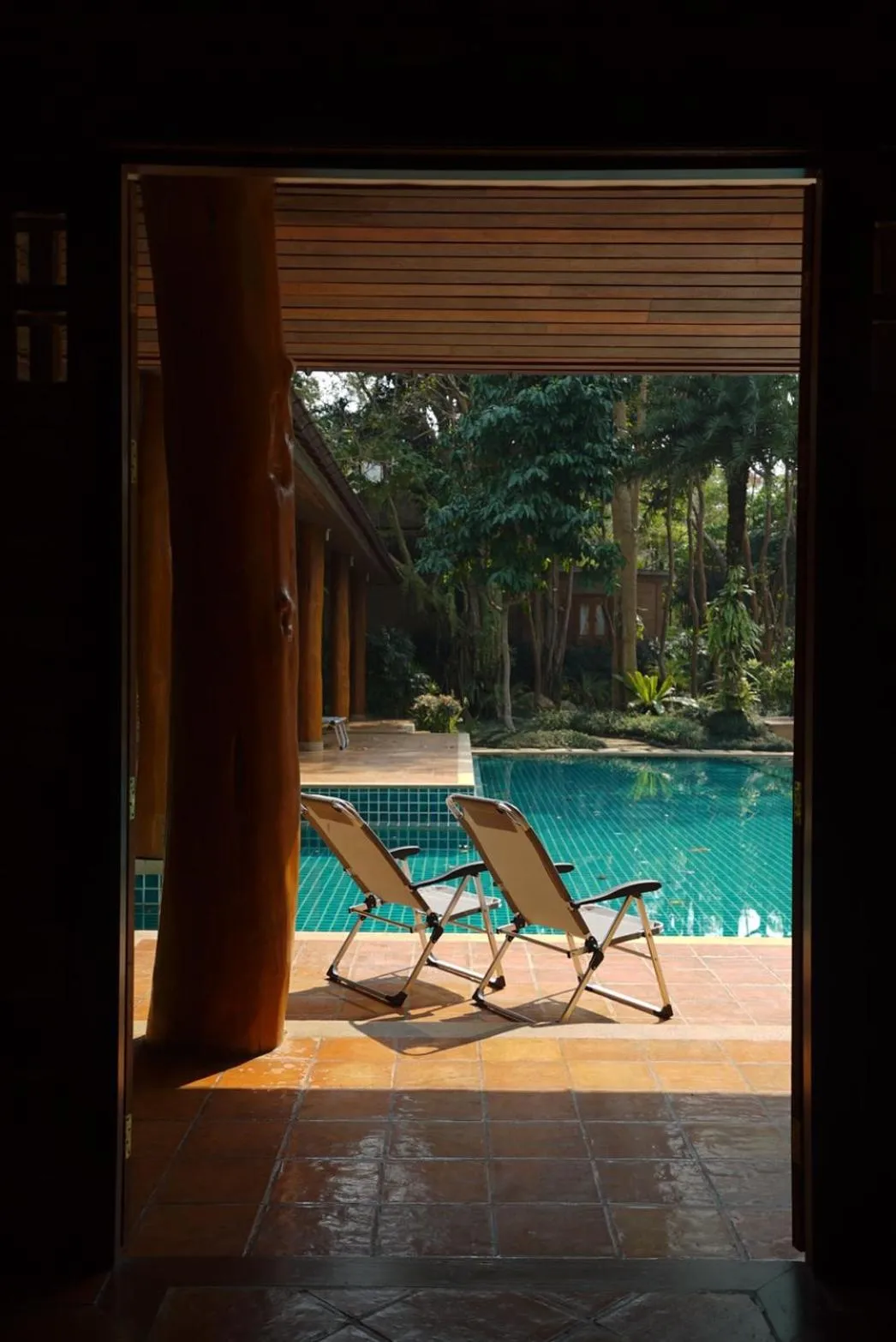 Pool view in Chayana Resort