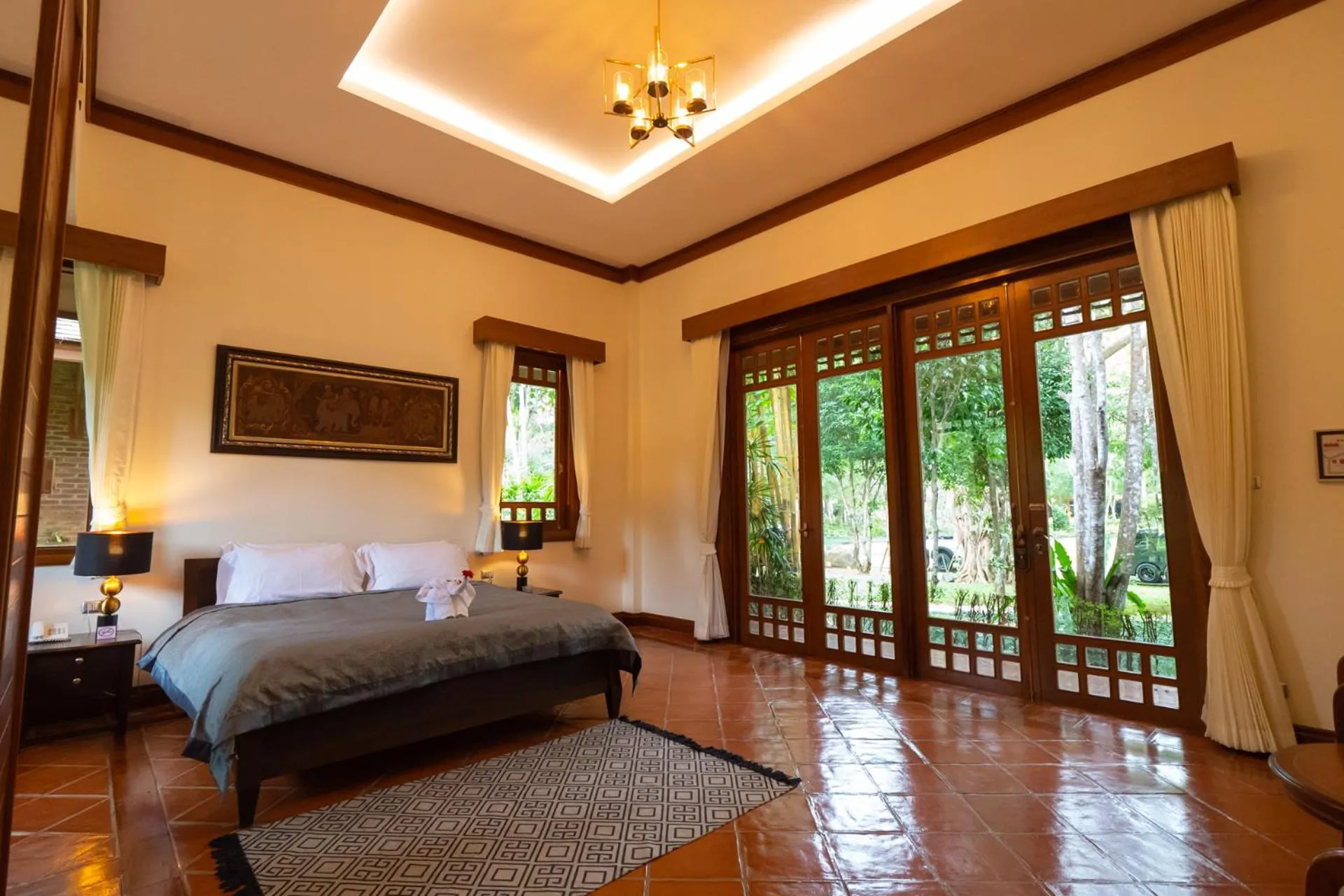 Bed in Chayana Resort