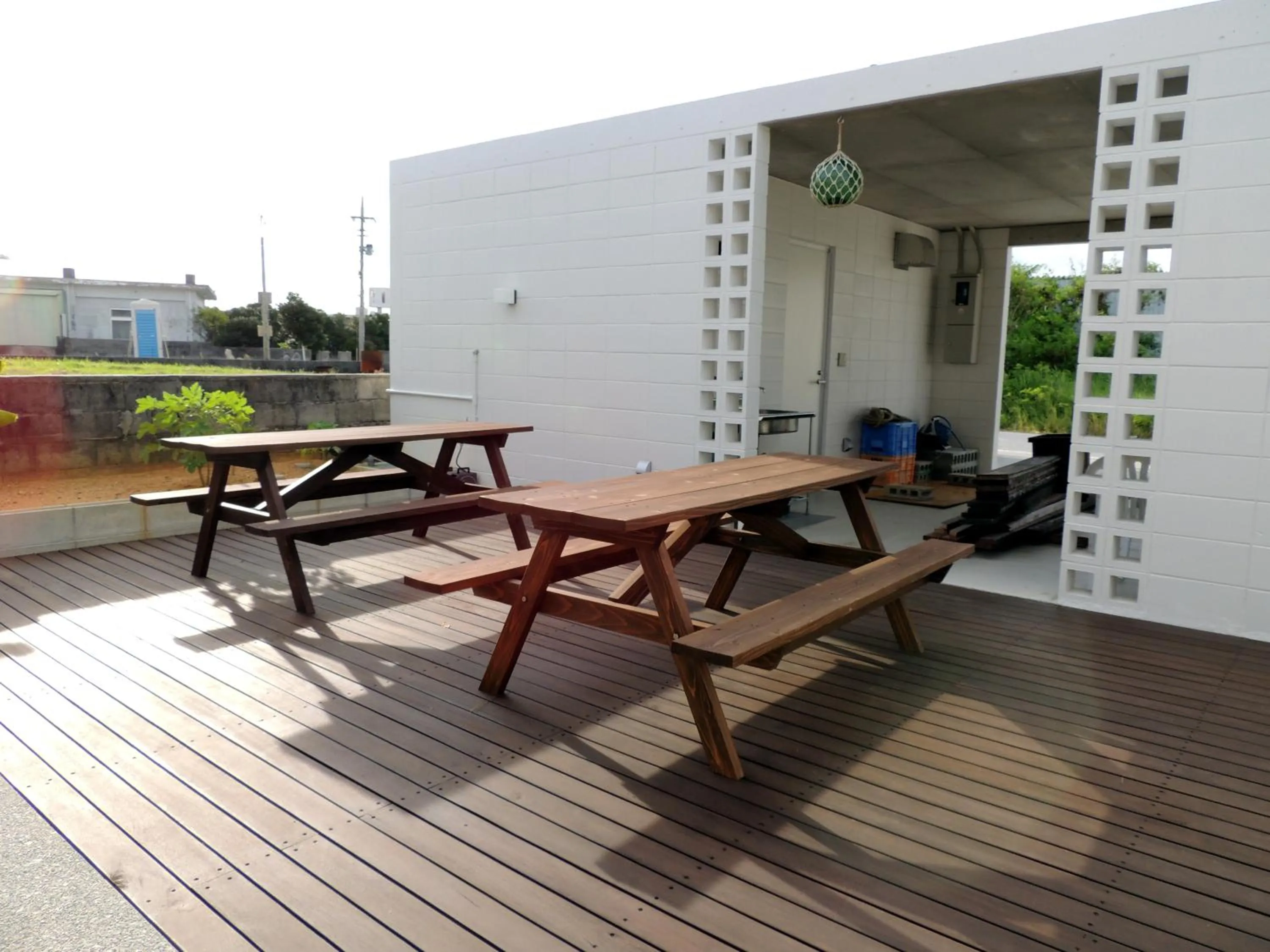 Patio in Umi no Yado Umikaze