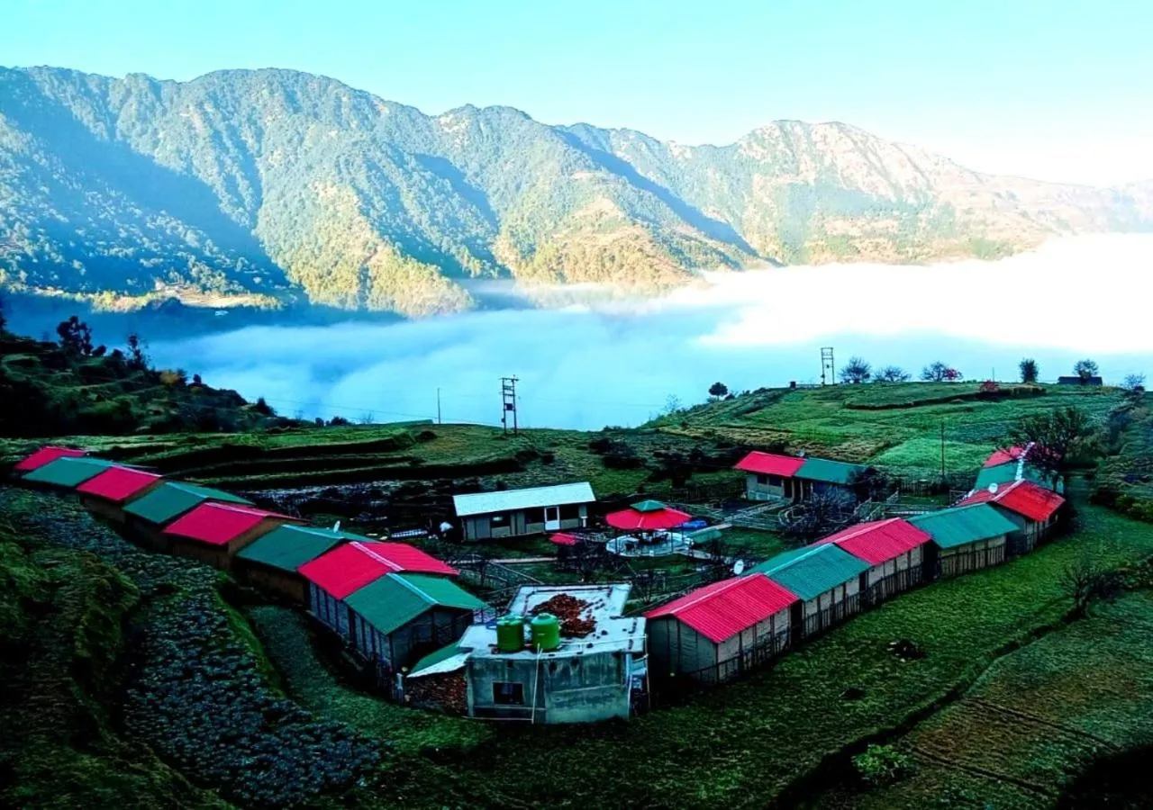 Property building in Bamboo Junction Resort - Kanatal, Valley & Mountain View