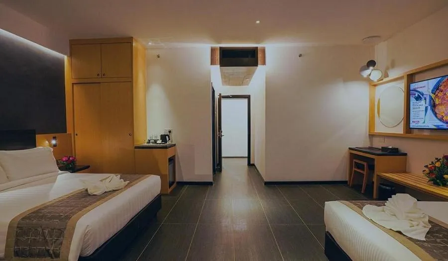 Photo of the whole room, Bed in TSR Seafront Hotel