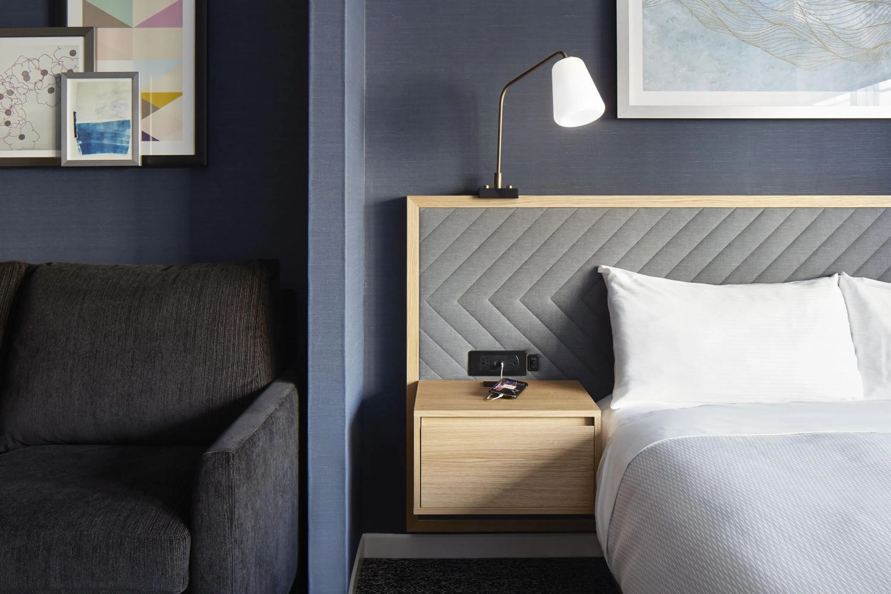 Photo of the whole room, Bed in Club Quarters Hotel White House, Washington DC